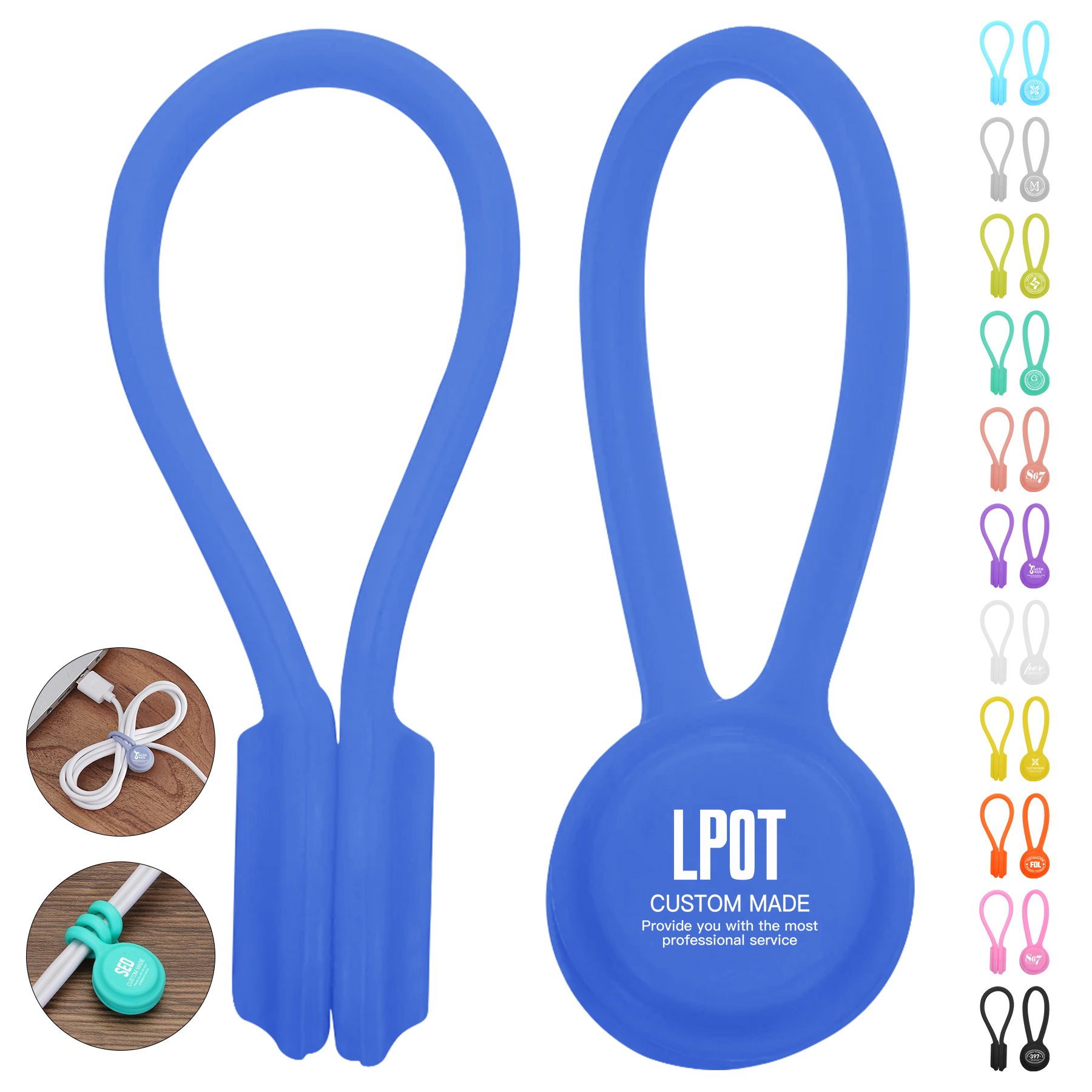 Silicone Magnet Cable Organizer 1