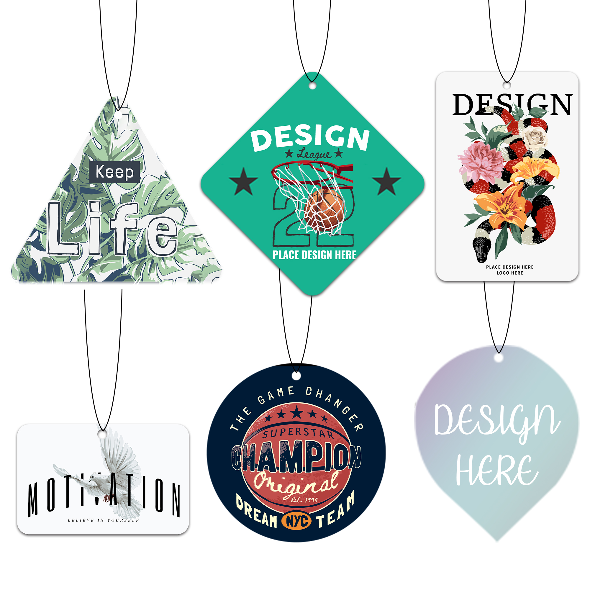 28 Mold Choices Custom Scented Tags 6