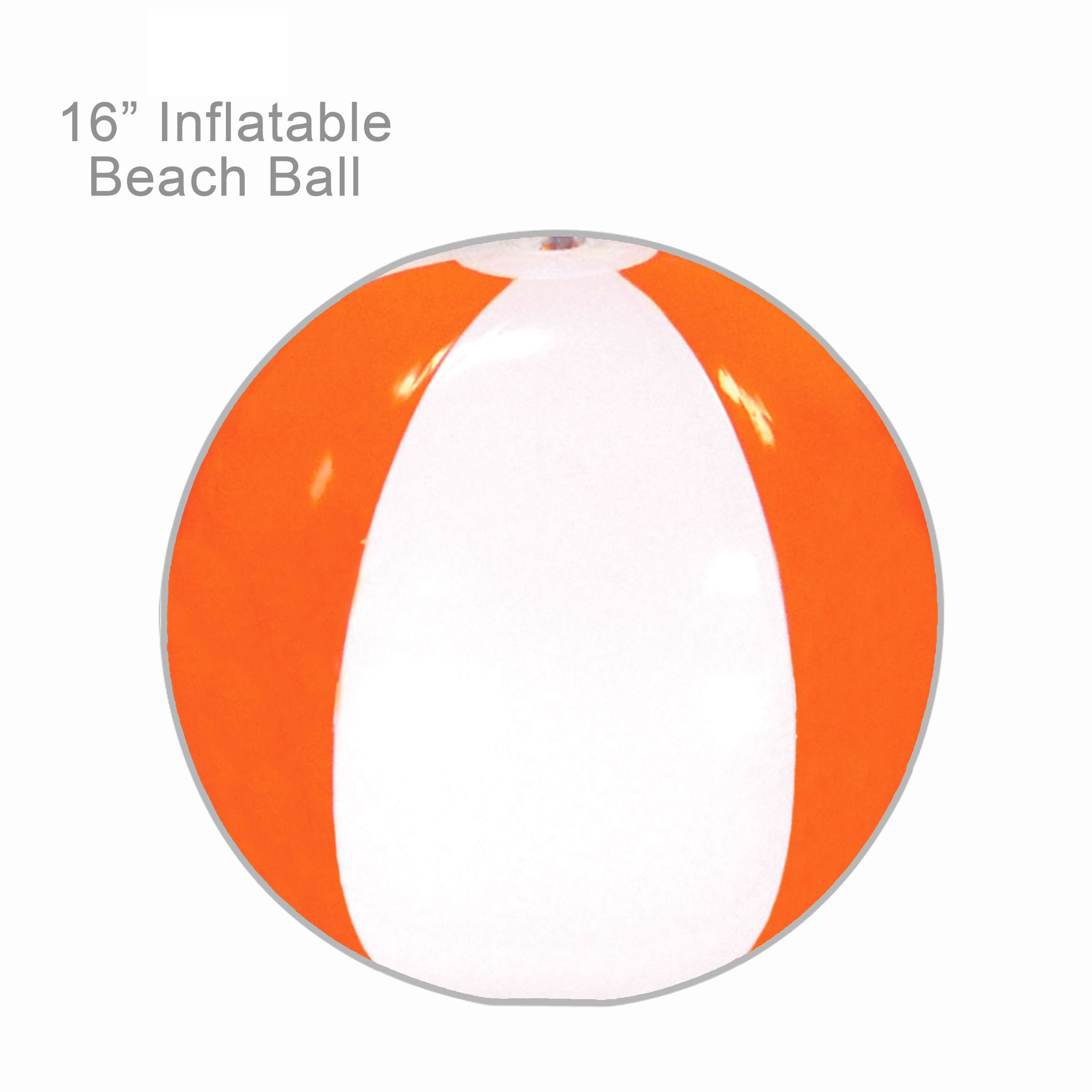 16" Large Delightful Inflatable Beach Ball 14