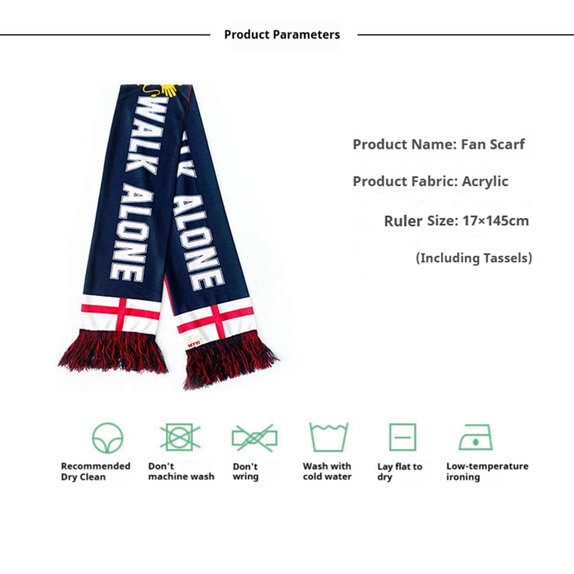 MOQ 50pcs Promotional Event Scarf 5