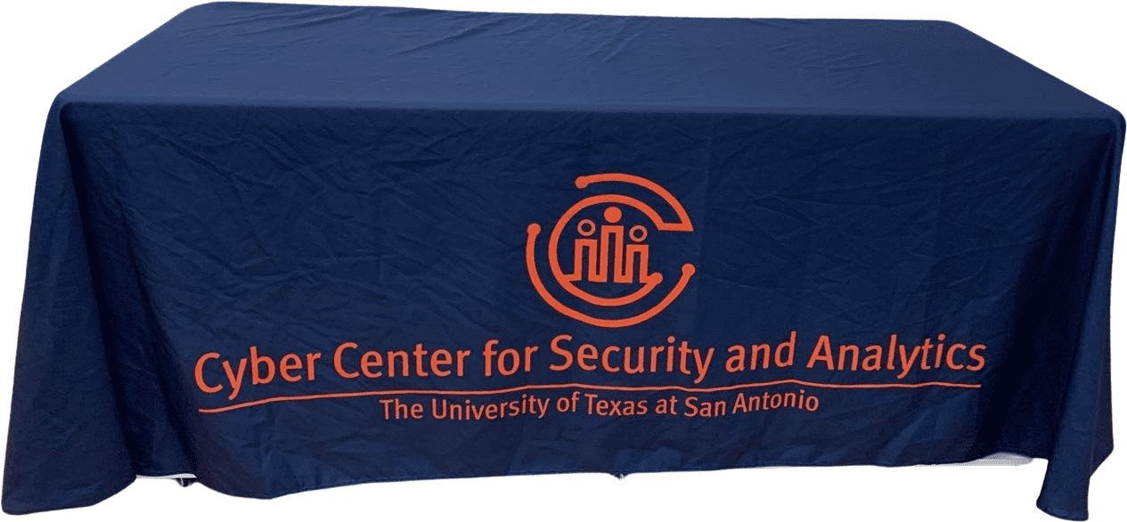 Table Cover 6' Table Throw - Polyester - Custom Printed 18