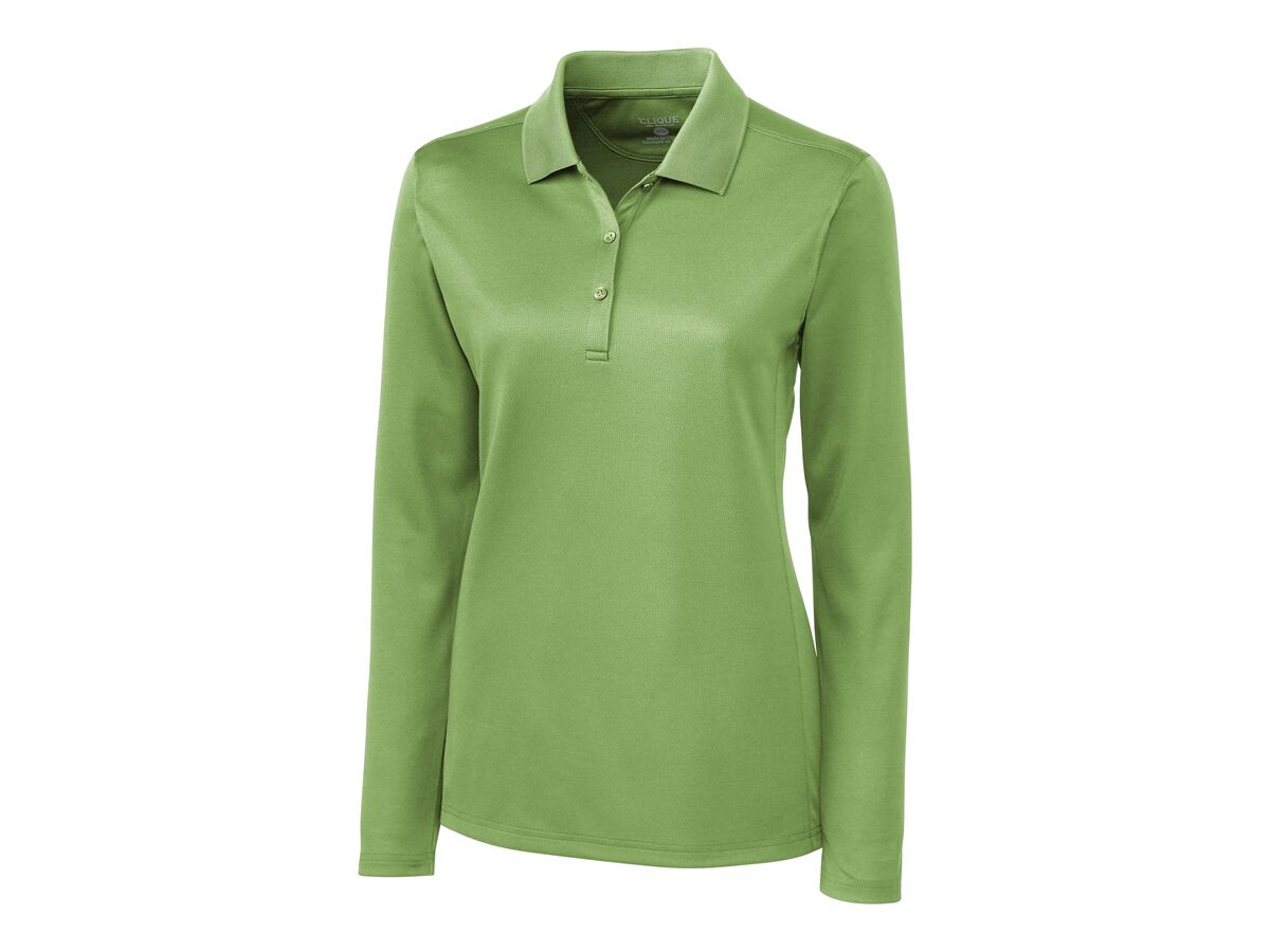 Clique Ice Pique Women's Long Sleeve Tech Polo LQK00068 Starquix