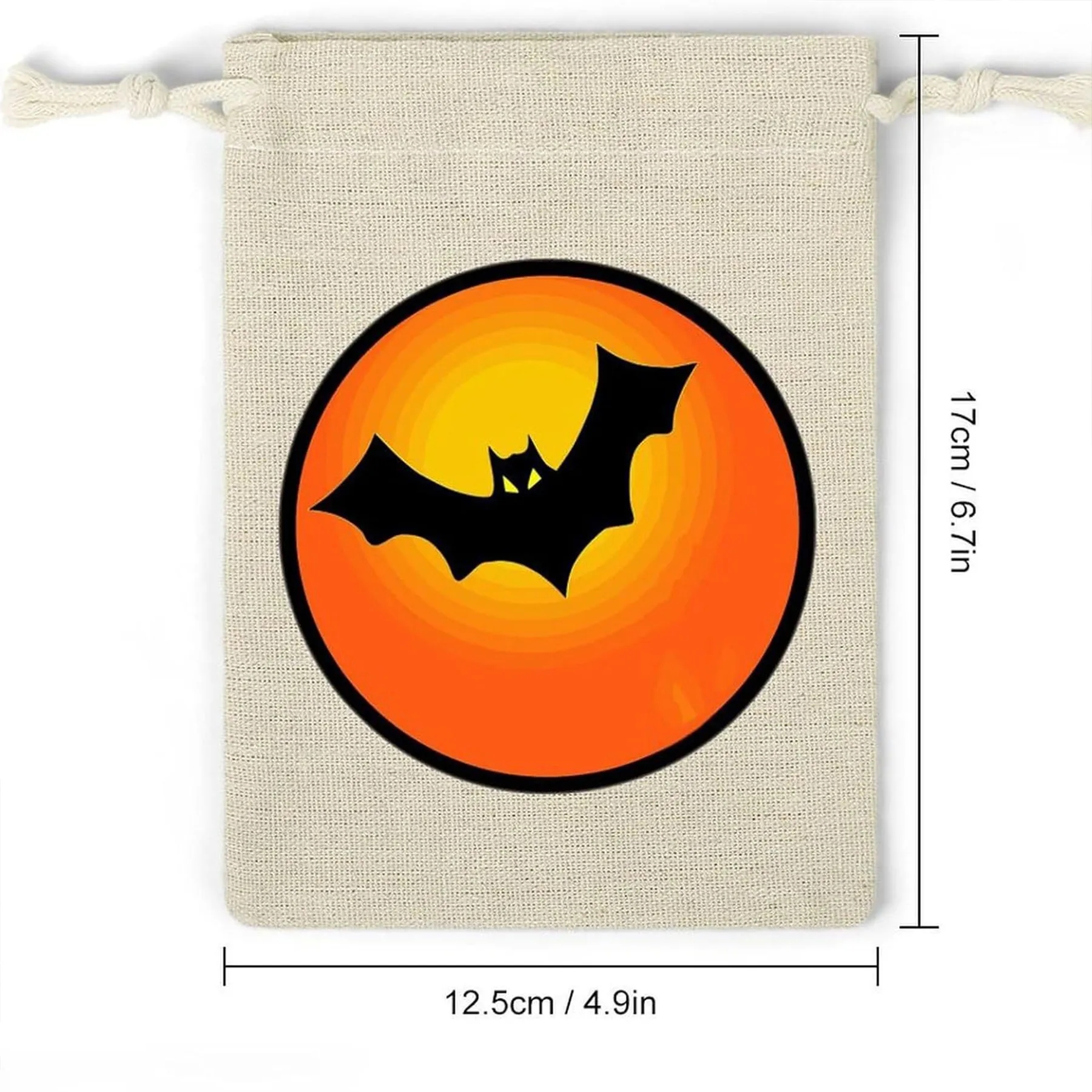 Cotton Halloween Candy Storage Bag 11