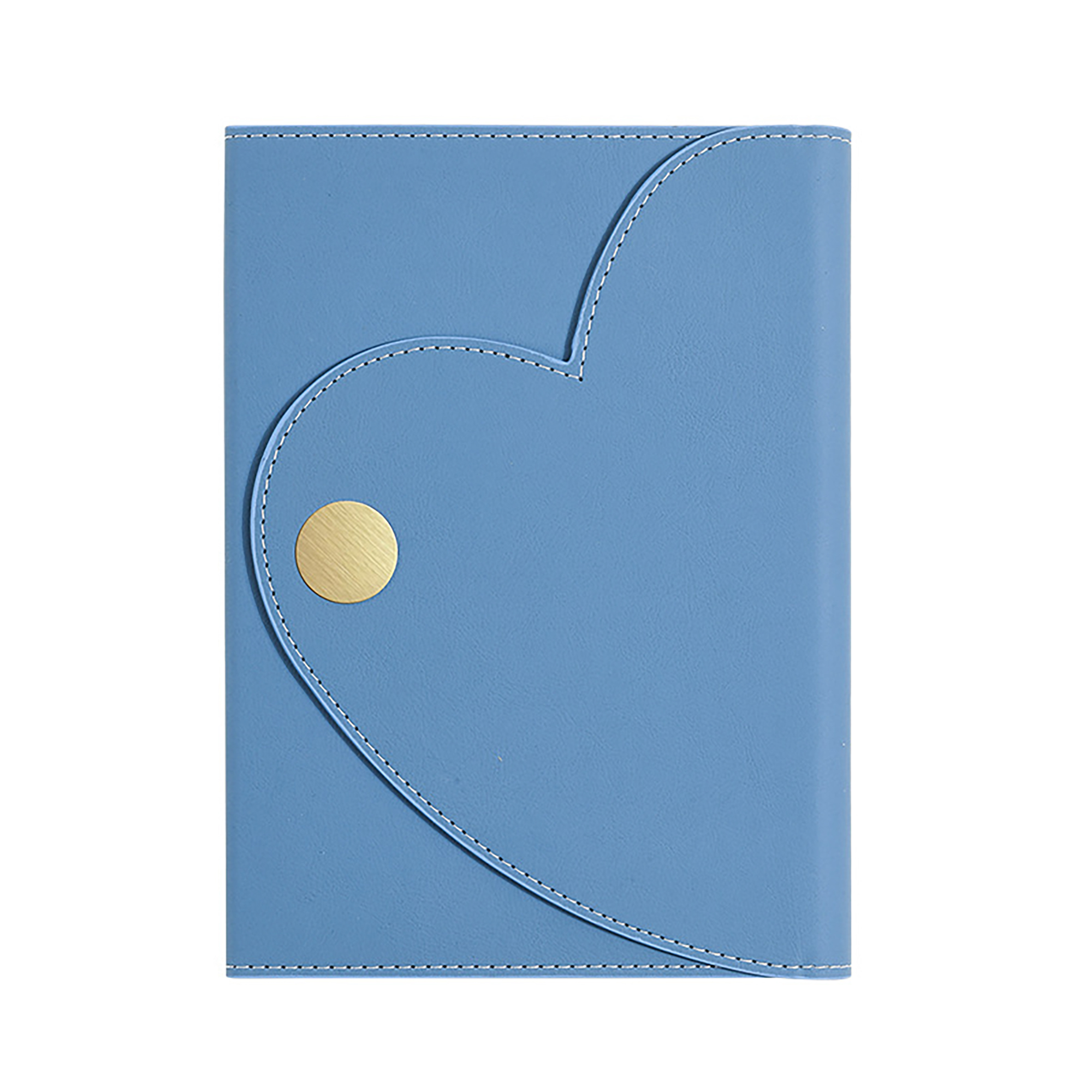 Leather Journal with Heart - Style Button Closure 13