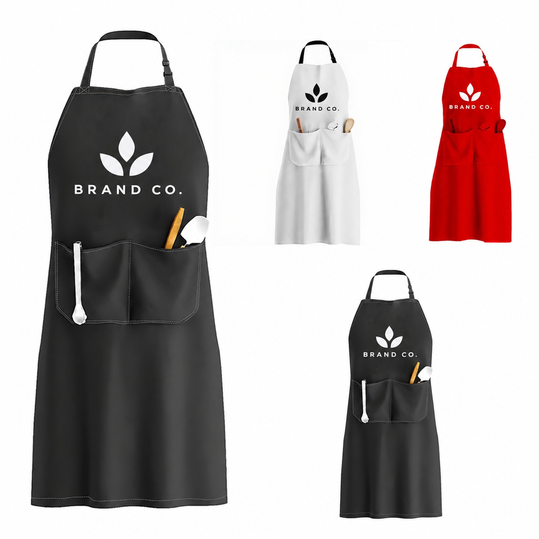 Multi-Pocket Chef Apron