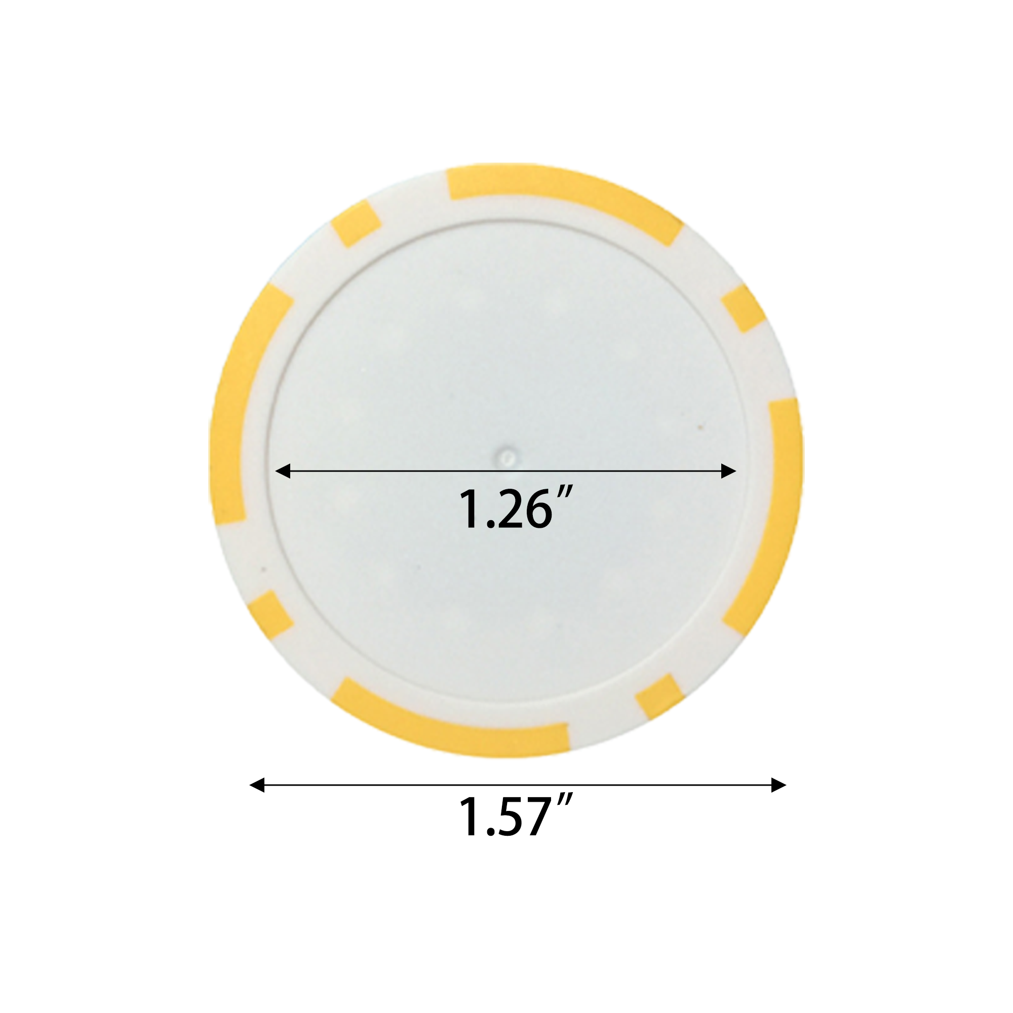 MOQ 50 Striped Blank Poker Chips MOQ 50 5