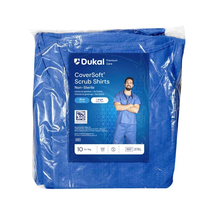 Scrub Shirt Blue - Large 3