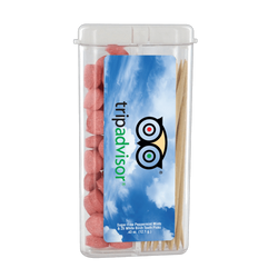 Rectangular Flip-Top Mints and Toothpicks