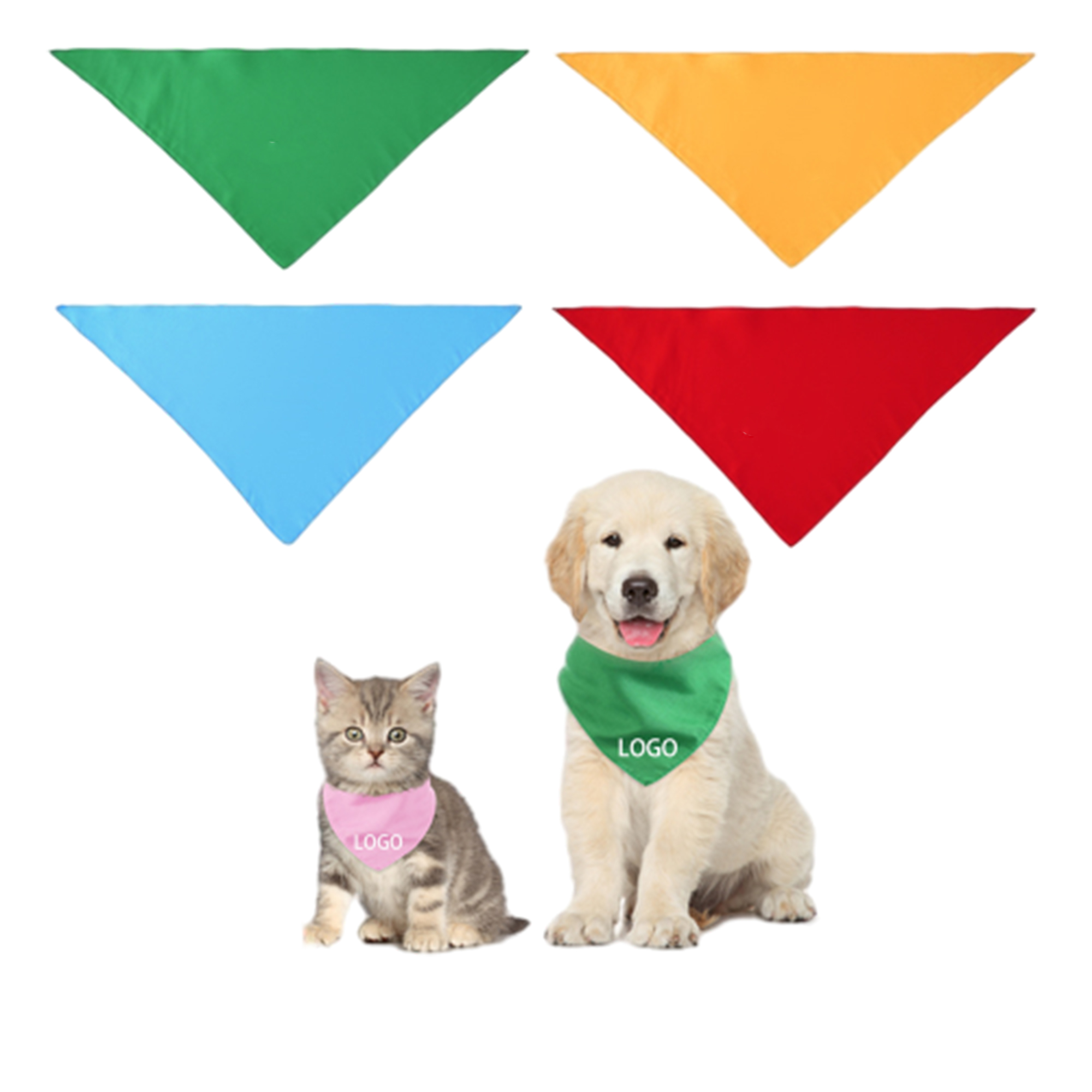 Printed Pet Bandana Bib 3