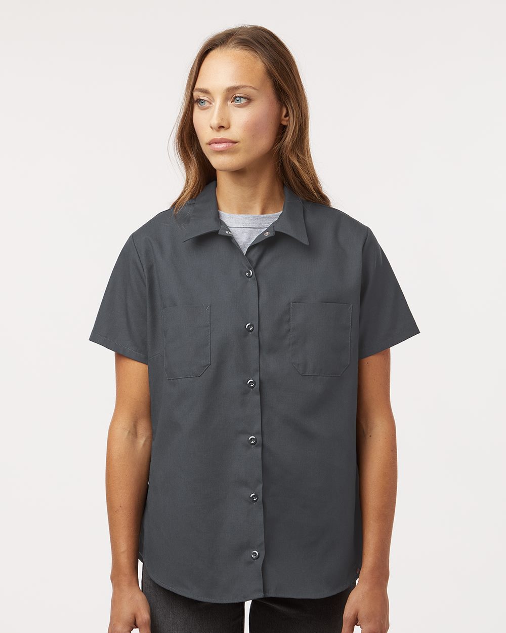 Women's Industrial Short Sleeve Work Shirt - 5350