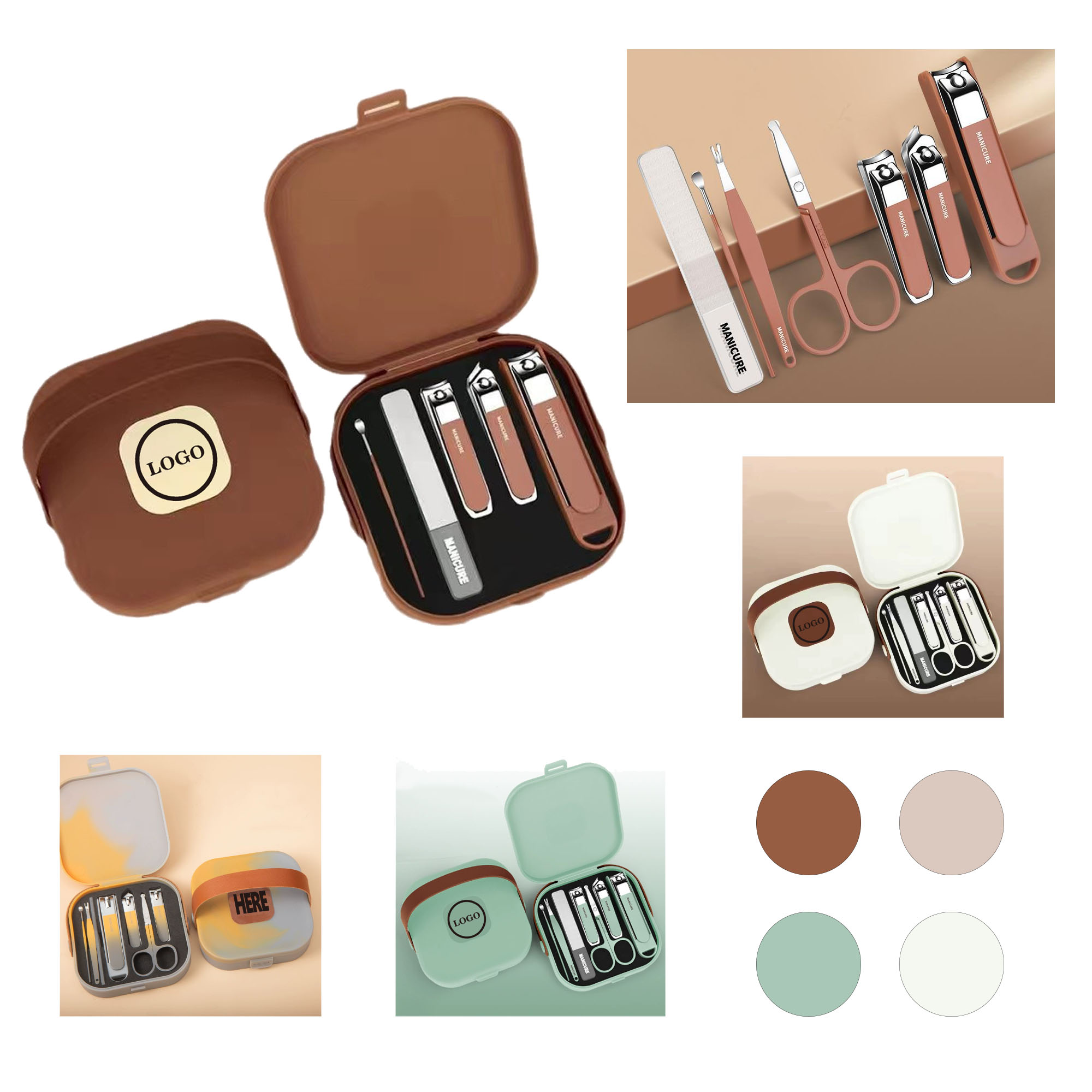 MOQ500 Portable Nail Care Set (7 Pieces)