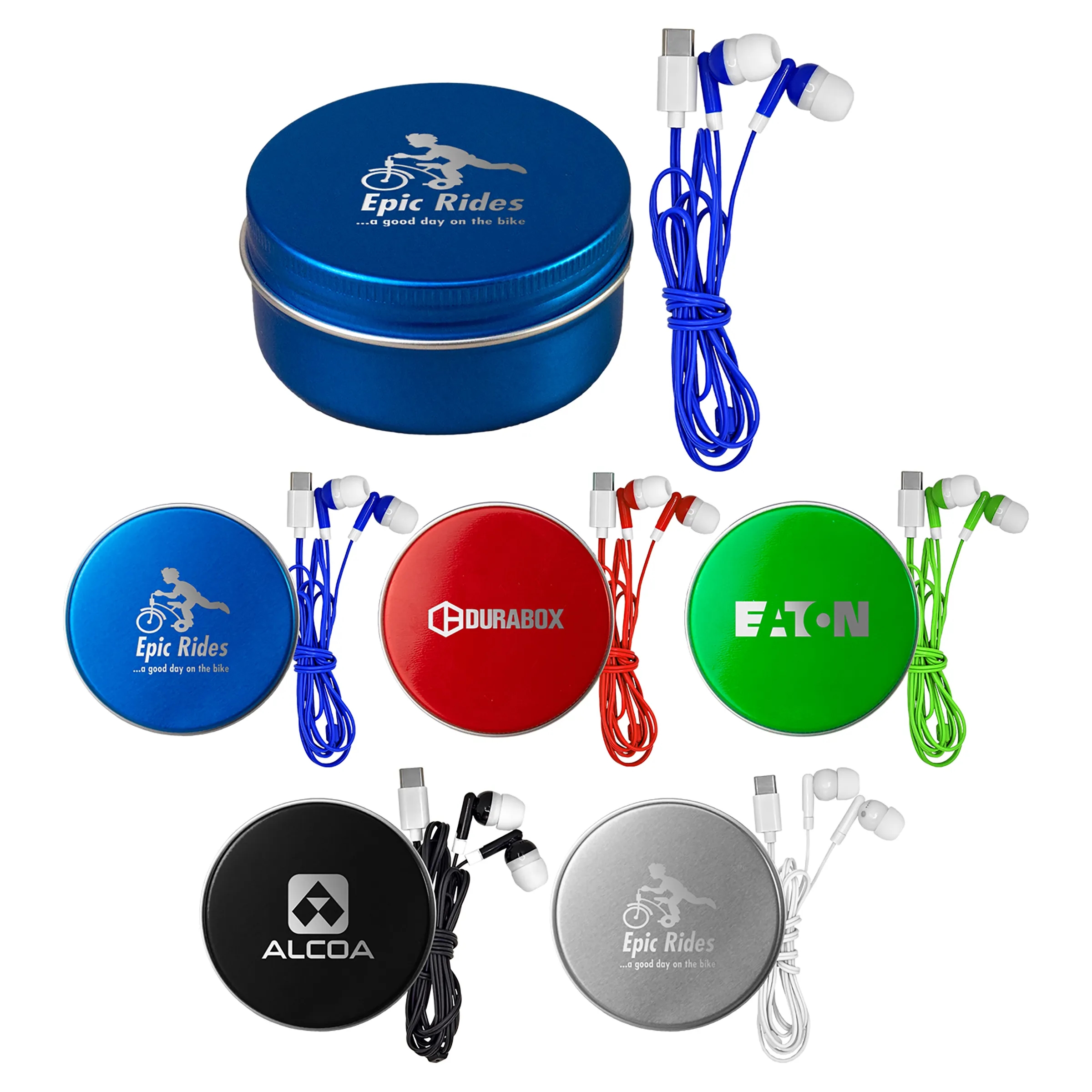 Aluminum Type C Ear Bud Set