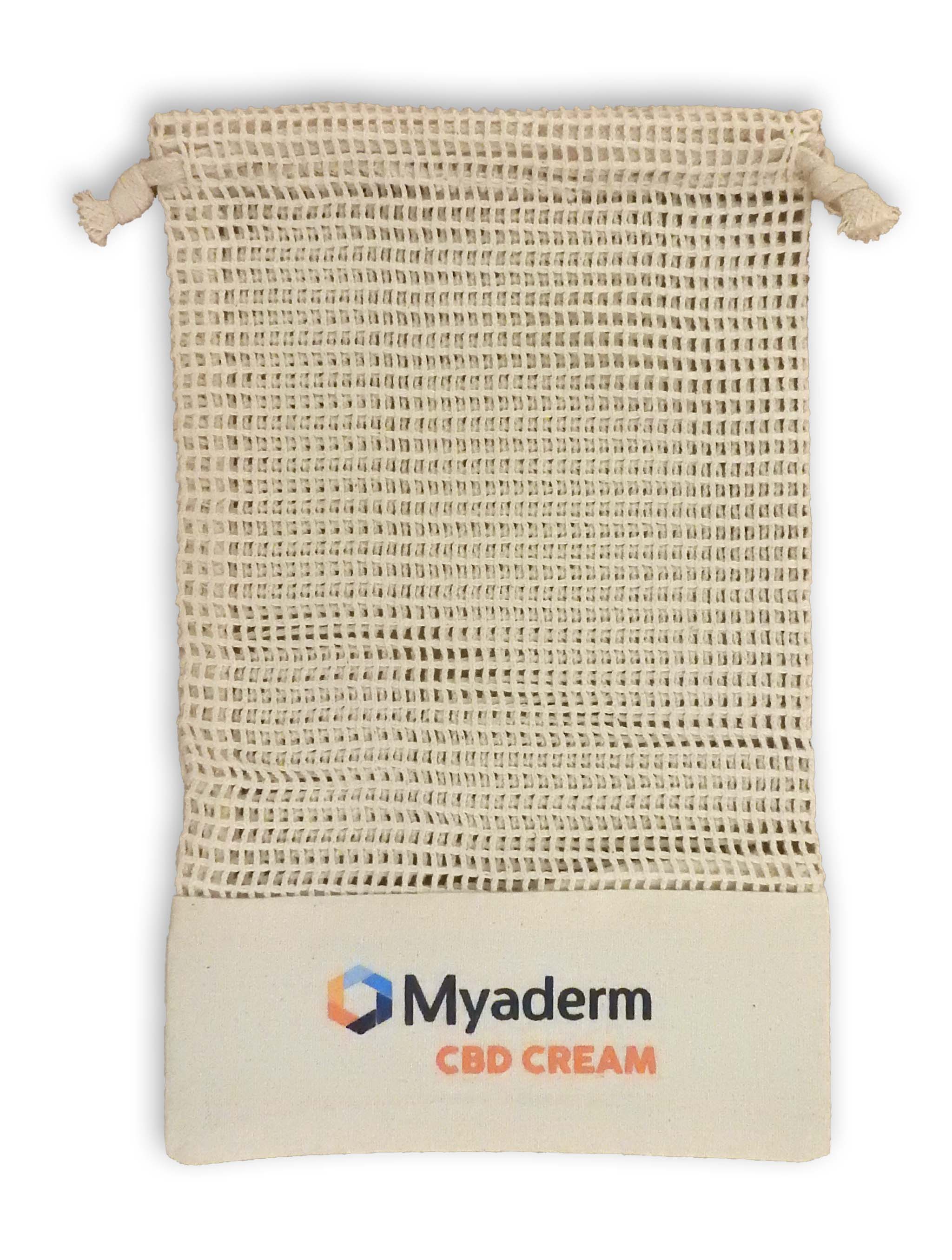 "Koa" Mesh 100% Natural Cotton Drawstring Bag 6 X 9.5"