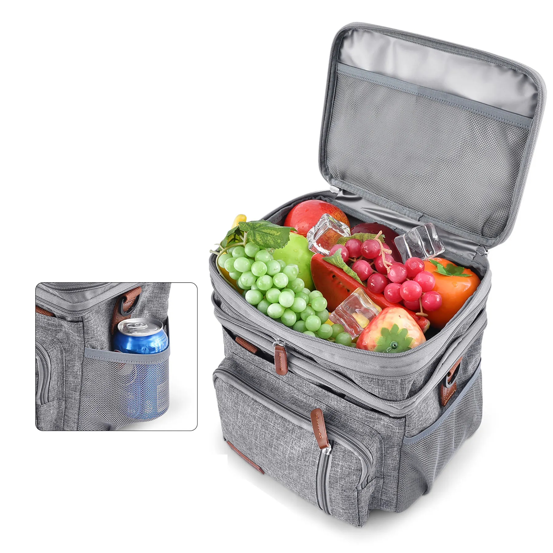 Dual Insulated Cooler Bag 19