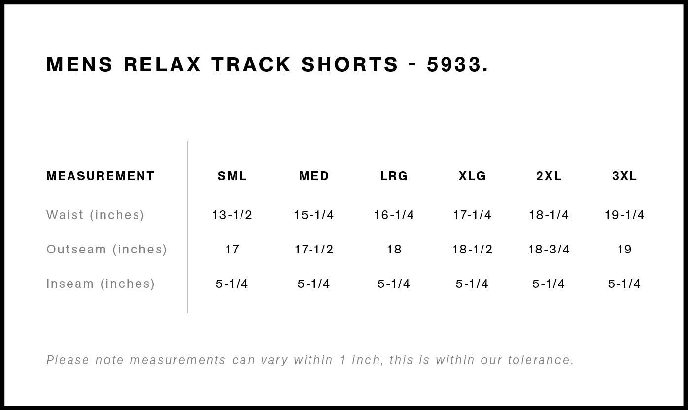 Relax Track Shorts 18" | 5933 40
