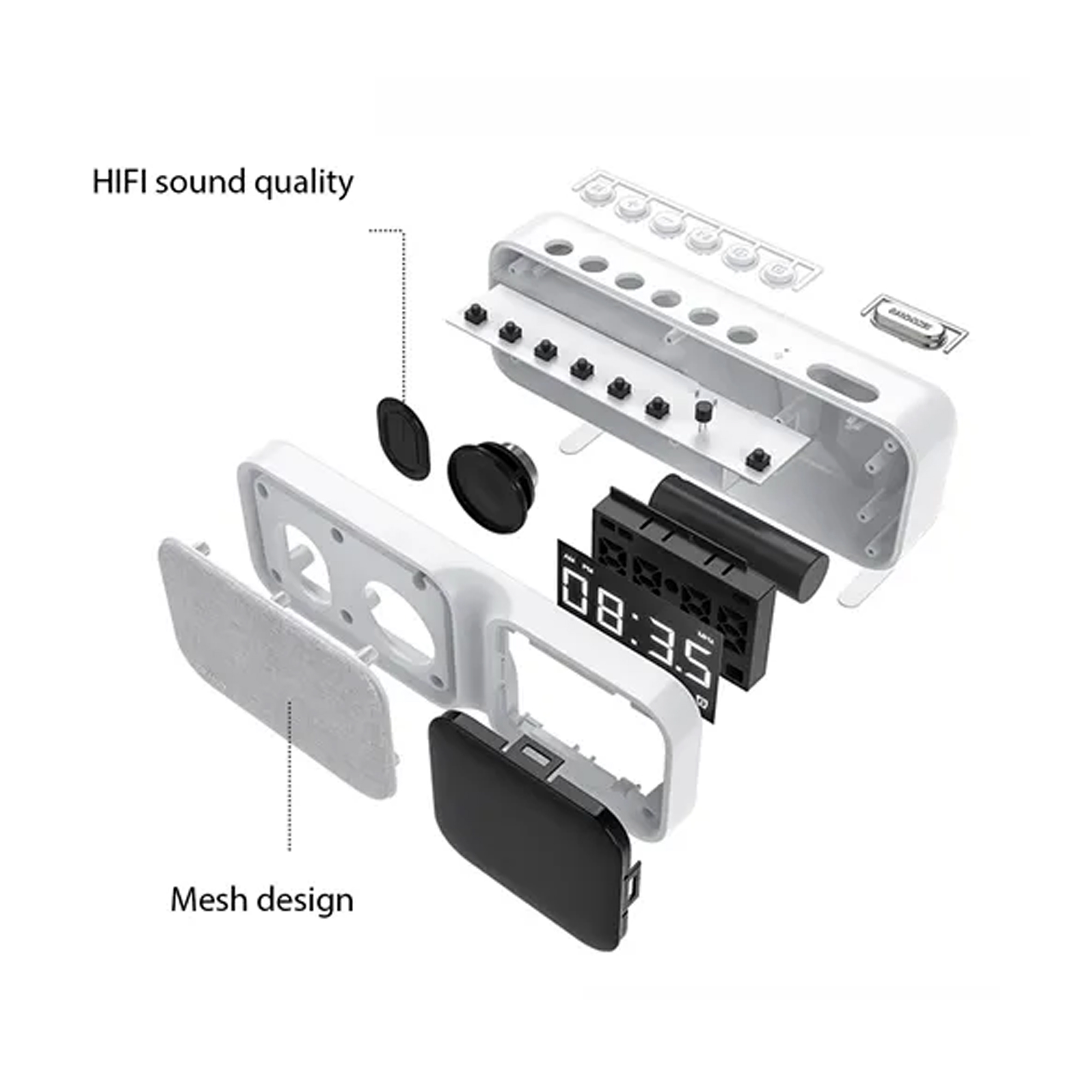 Gentle Sleep Sound Alarm Clock with Adjustable Volume 9
