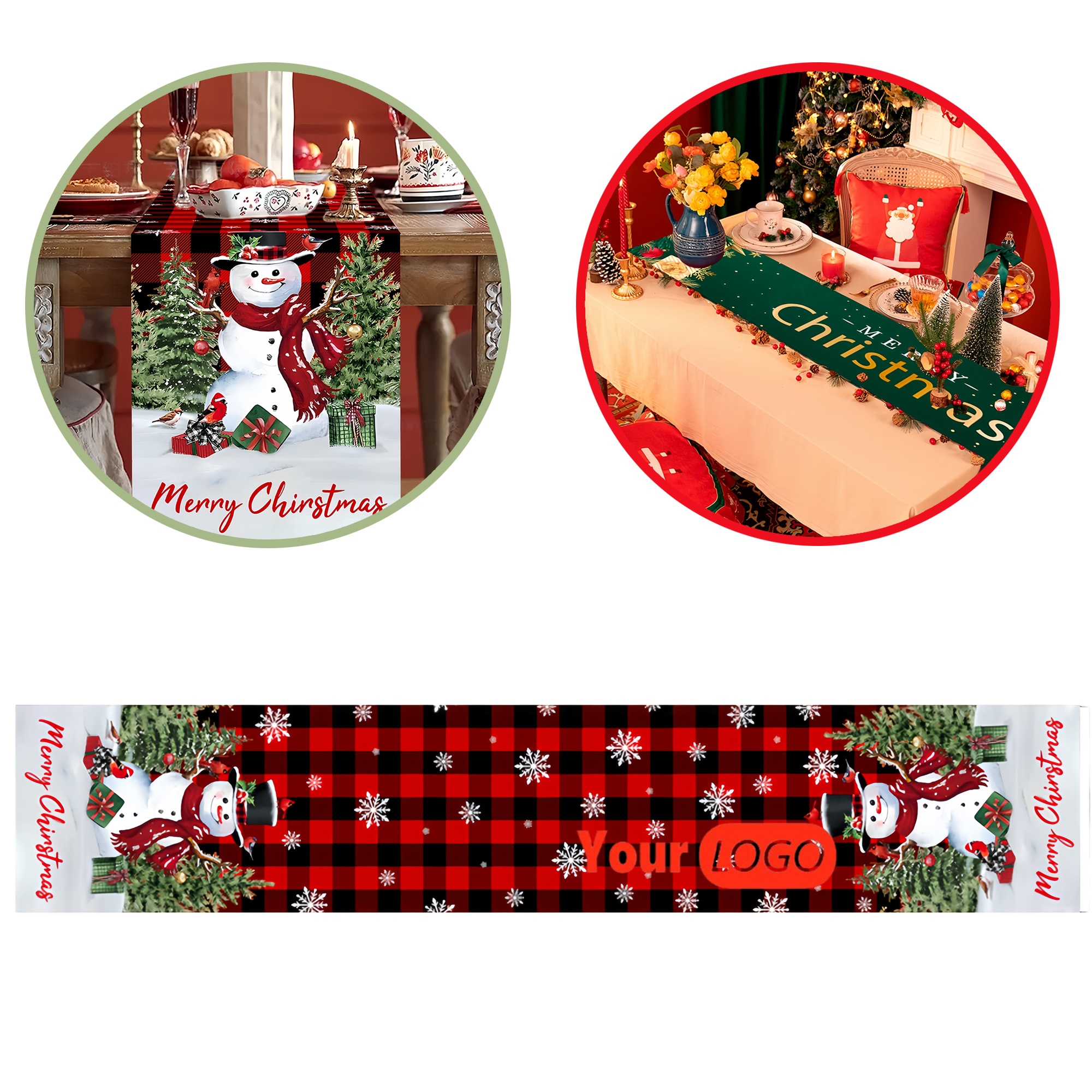 Christmas Creative Table Flag 7