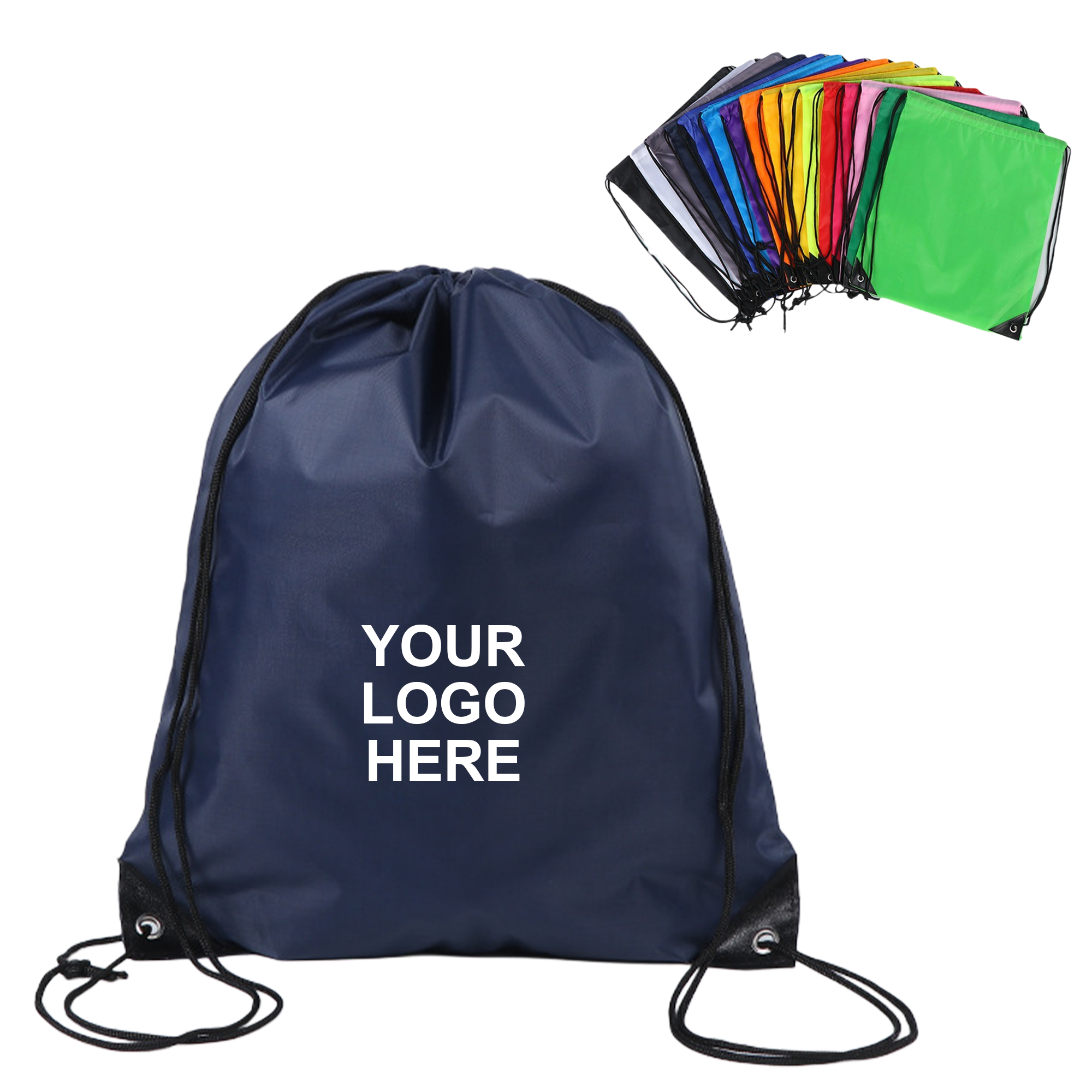 Breathable Rope Backpack Made of 210D Oxford 5