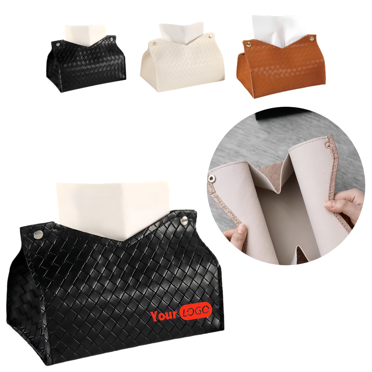 Solid Color Simple Tissue Box 5