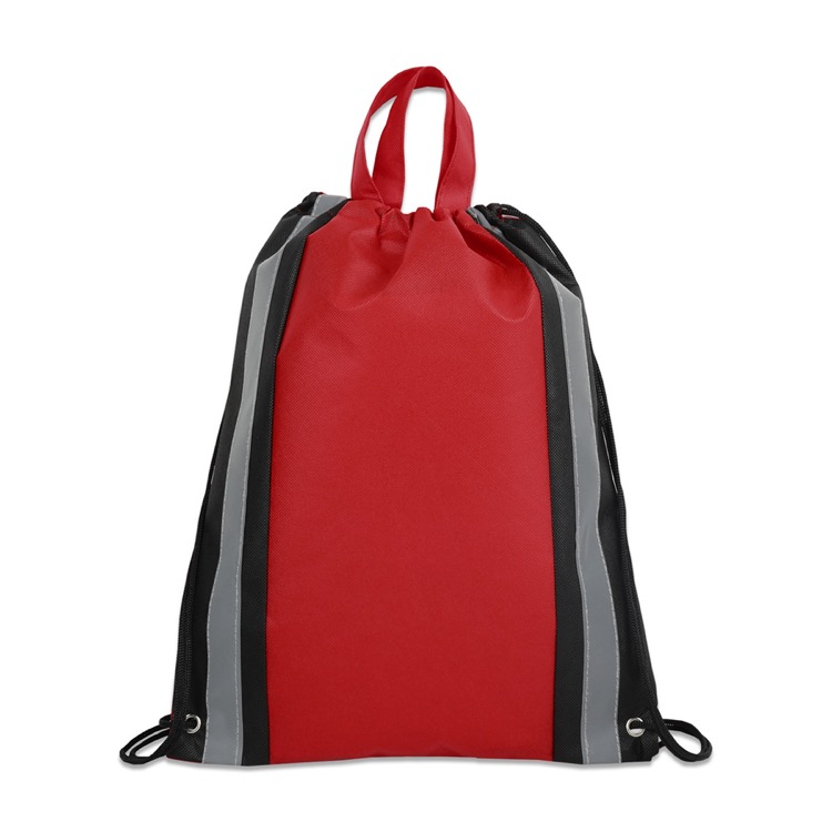 Small Reflective Non-Woven Drawstring Bag 30