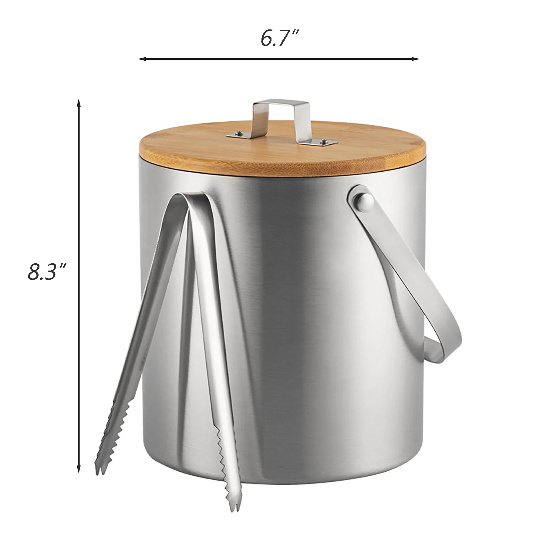 Stainless Steel Insulated Ice Bucket 17