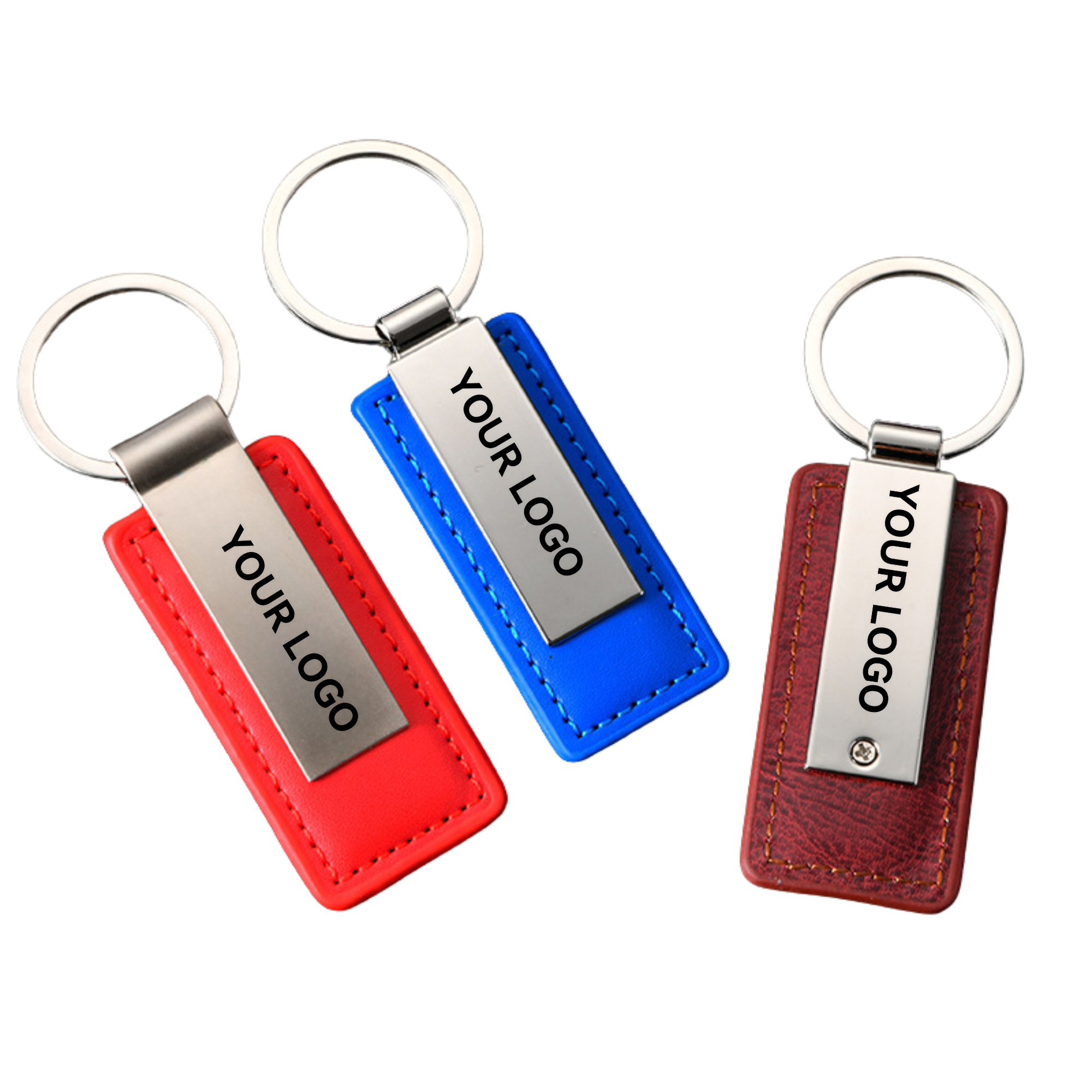 Premium Leather and Metal Car Keychain 2