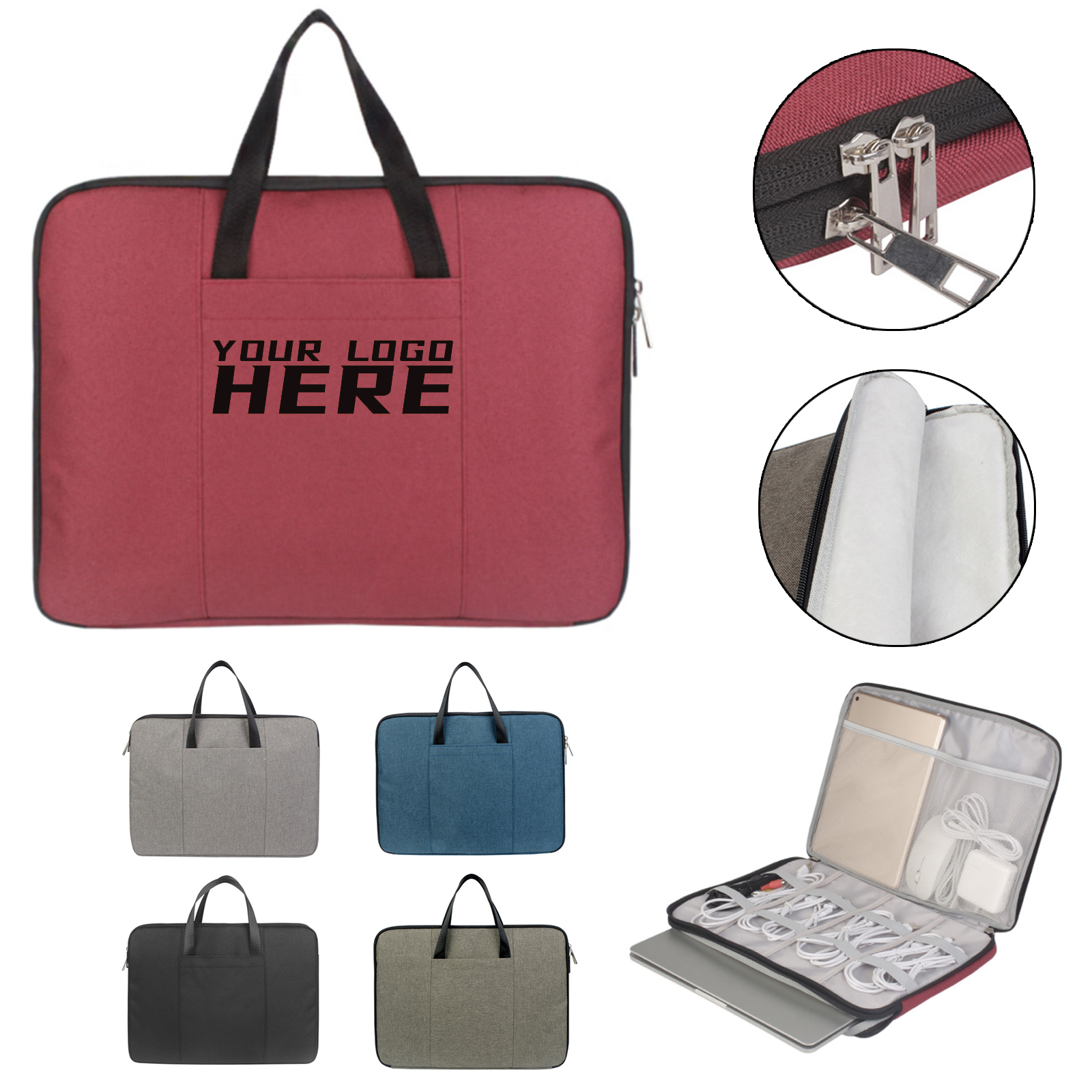 Unisex Handle Laptop Sleeve
