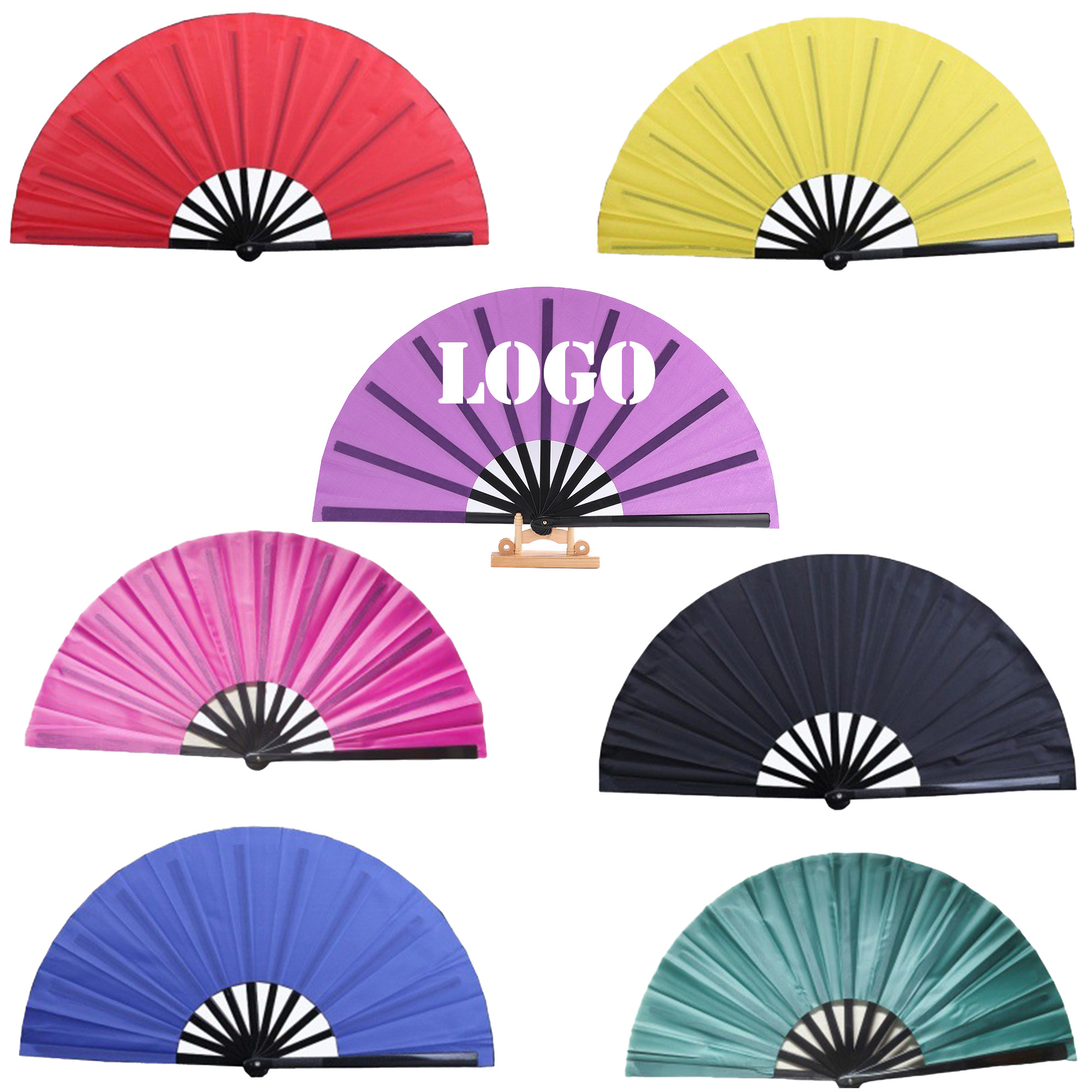 Full Color Folding Hand Fan 3