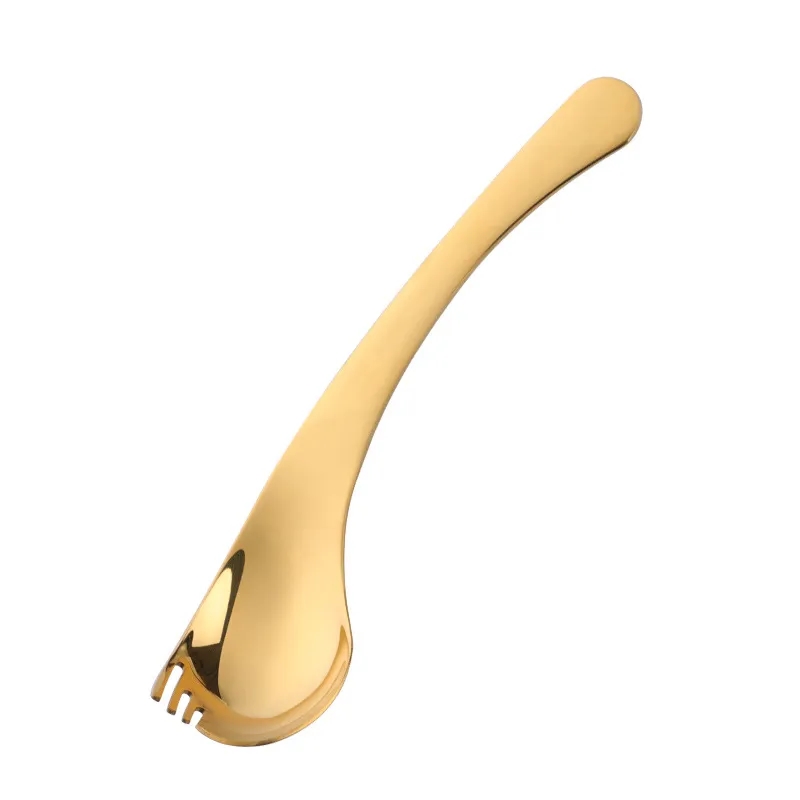 2 In 1 Bend Handle Spork Soup Tableware 19