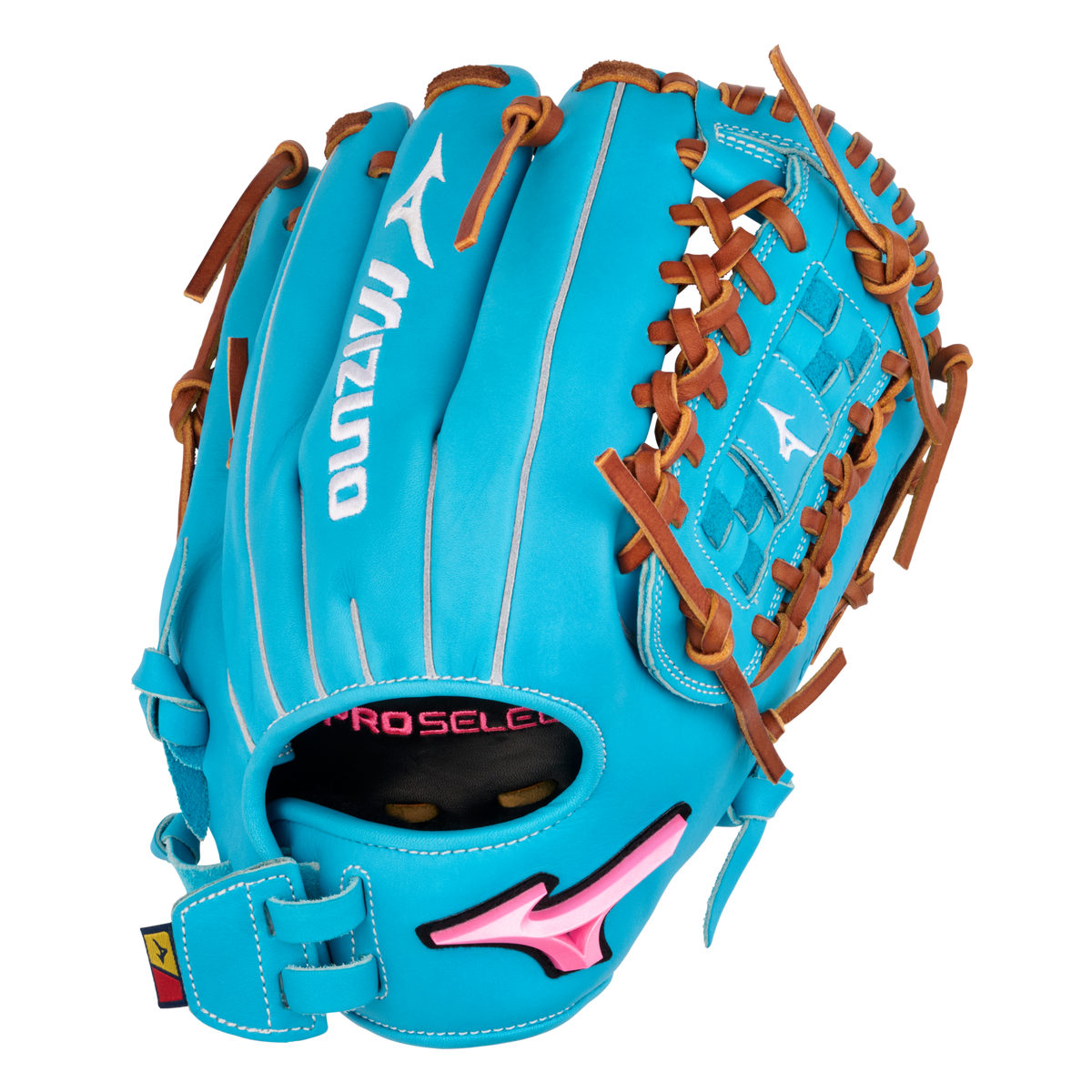 GPSF-13D Pro Select FP, Premium Infielder Fastpitch Glove, 12", Deep Pocket, Tartan Shock Web, Sky  3