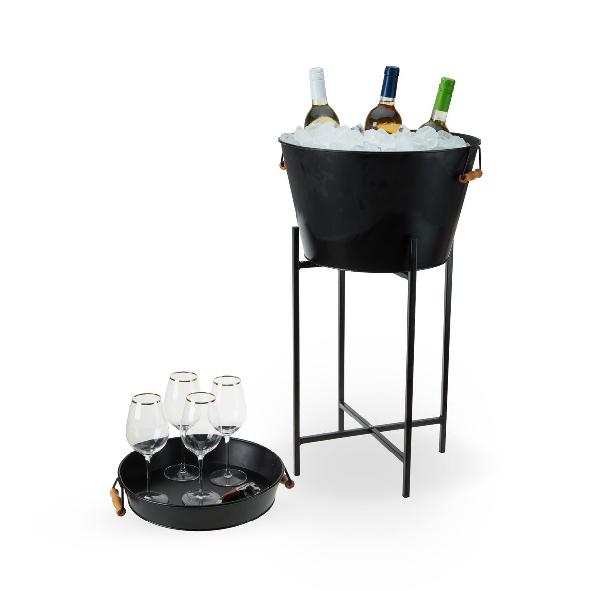 Twine Living Beverage Tub Stand and Tray