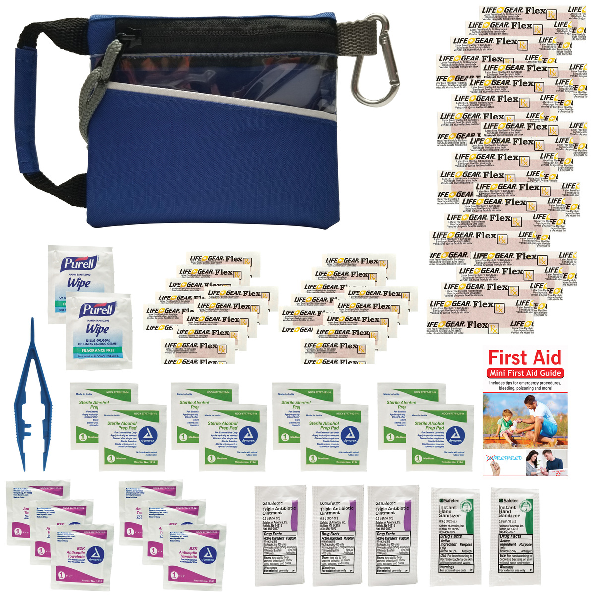 Go Safe60 pcs First Aid Kit F46MAX Safety Made