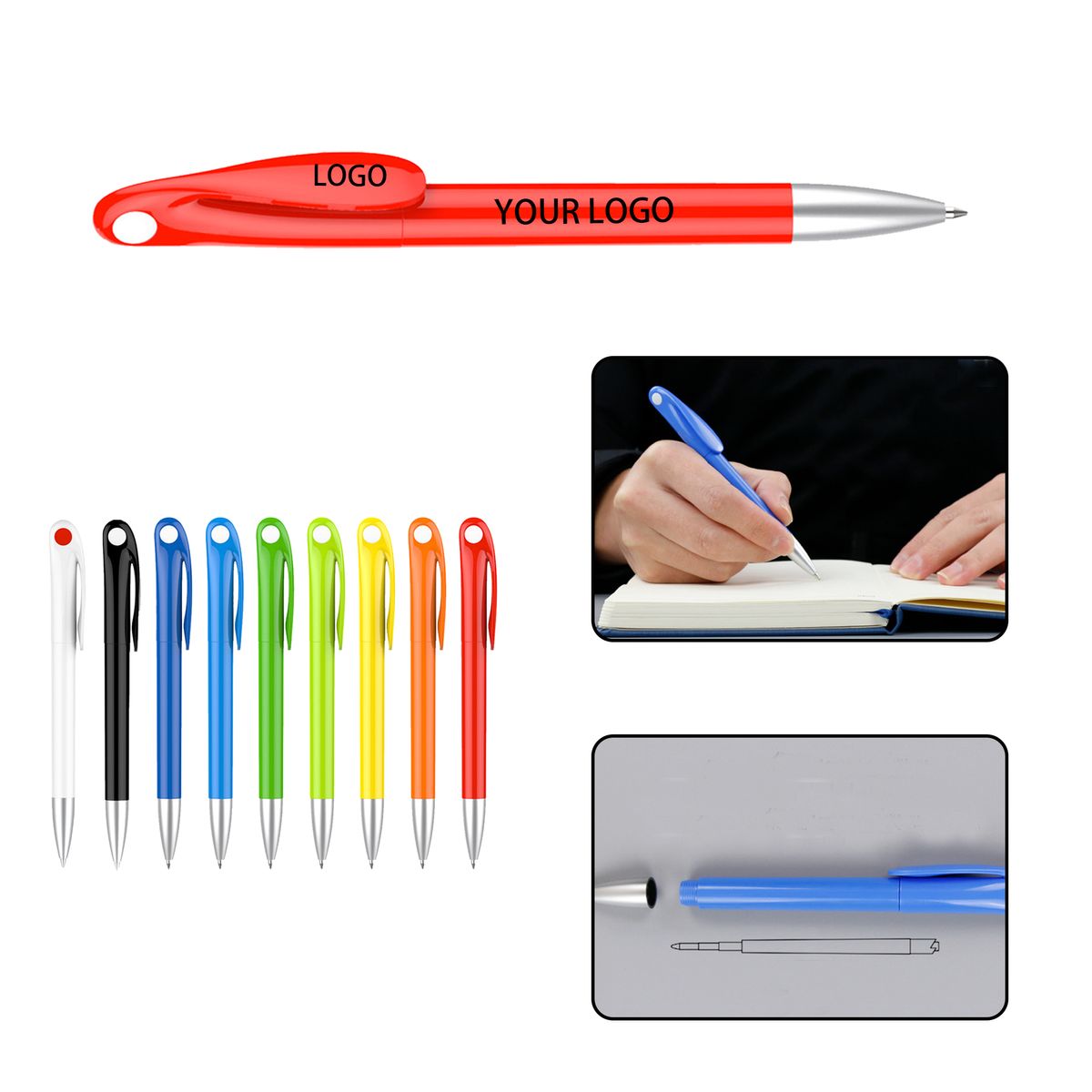 MOQ:50pcs Custom Logo Pen
