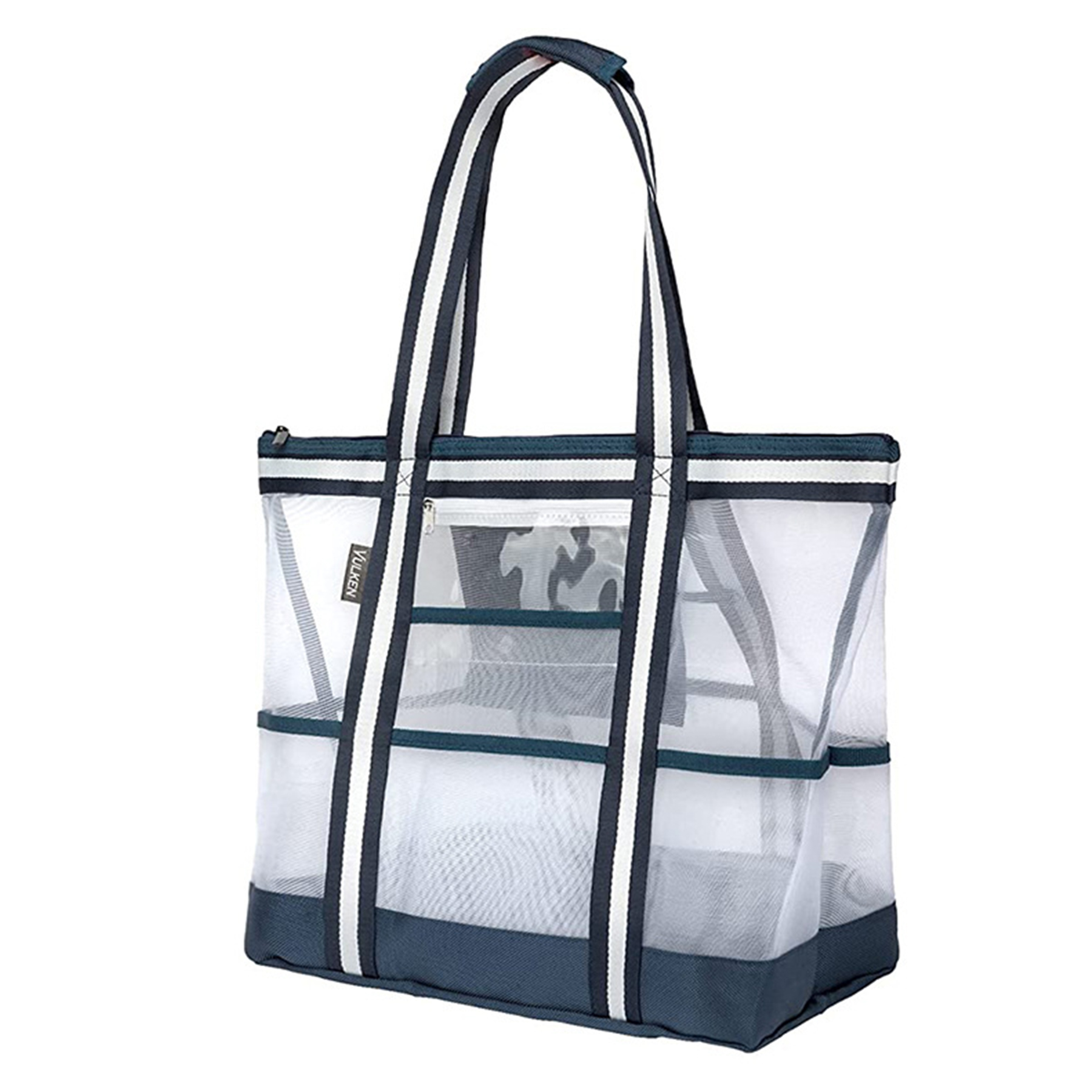 oxford Extra Large Mesh Beach tote Bag., custom tote bag with logo imprint 13
