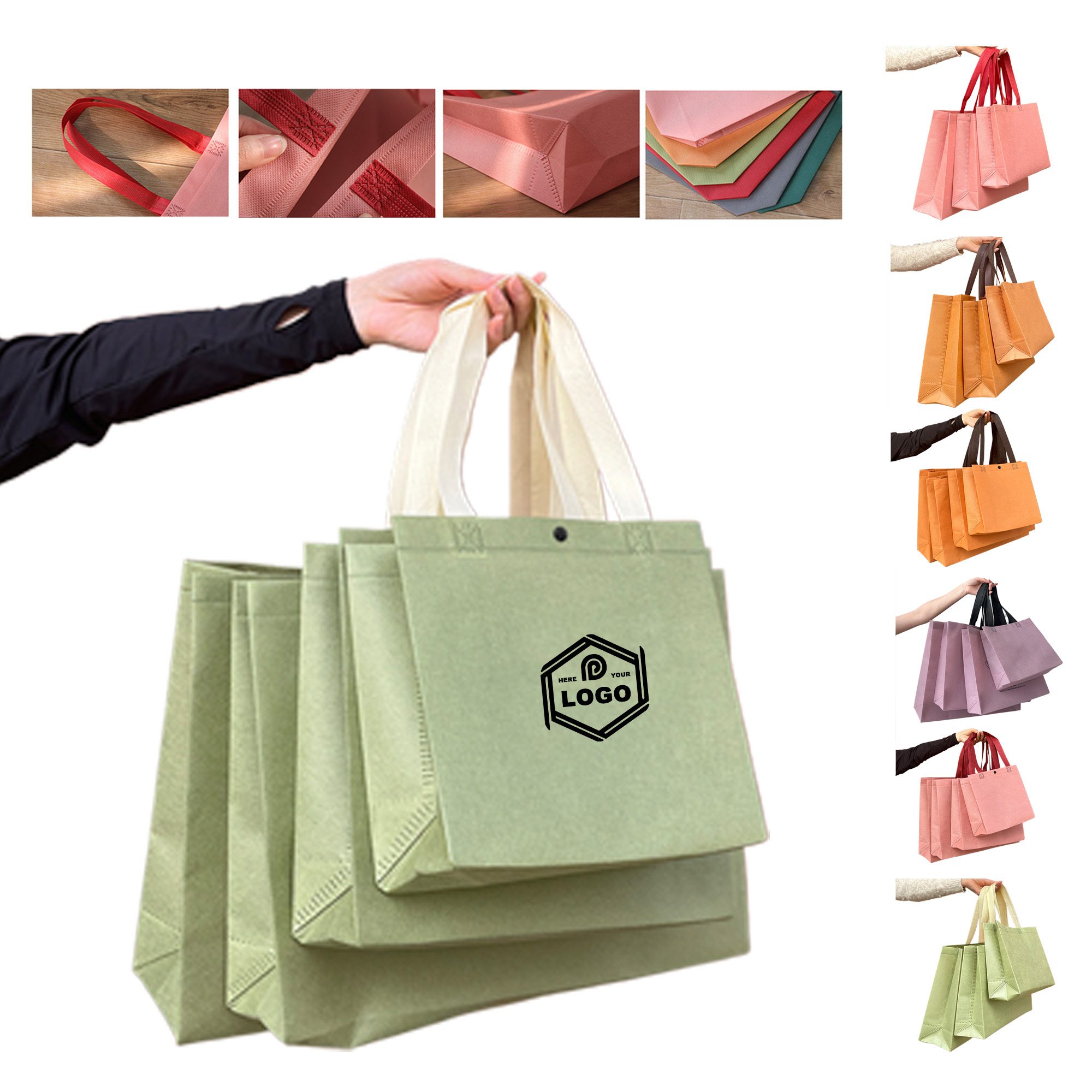 Fashionable Nonwoven Tote Bag 3
