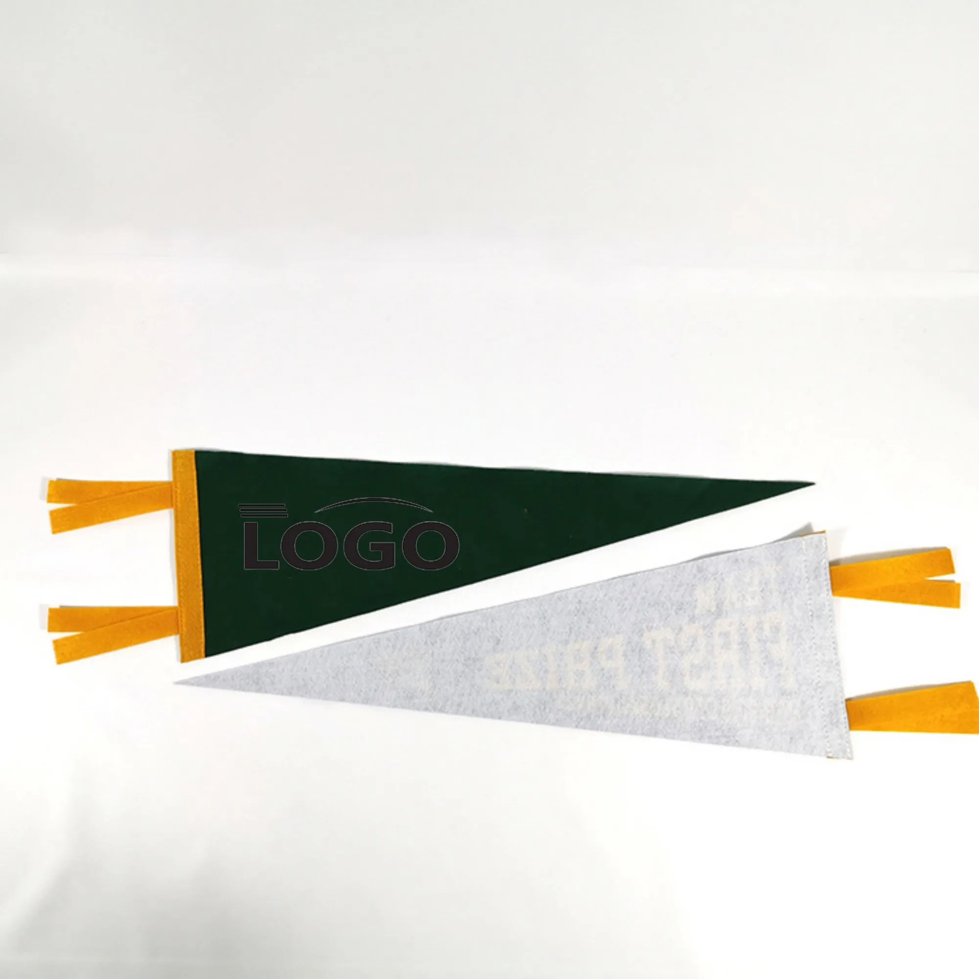 Custom Full Color Triangle Felt Pennat Flags 8