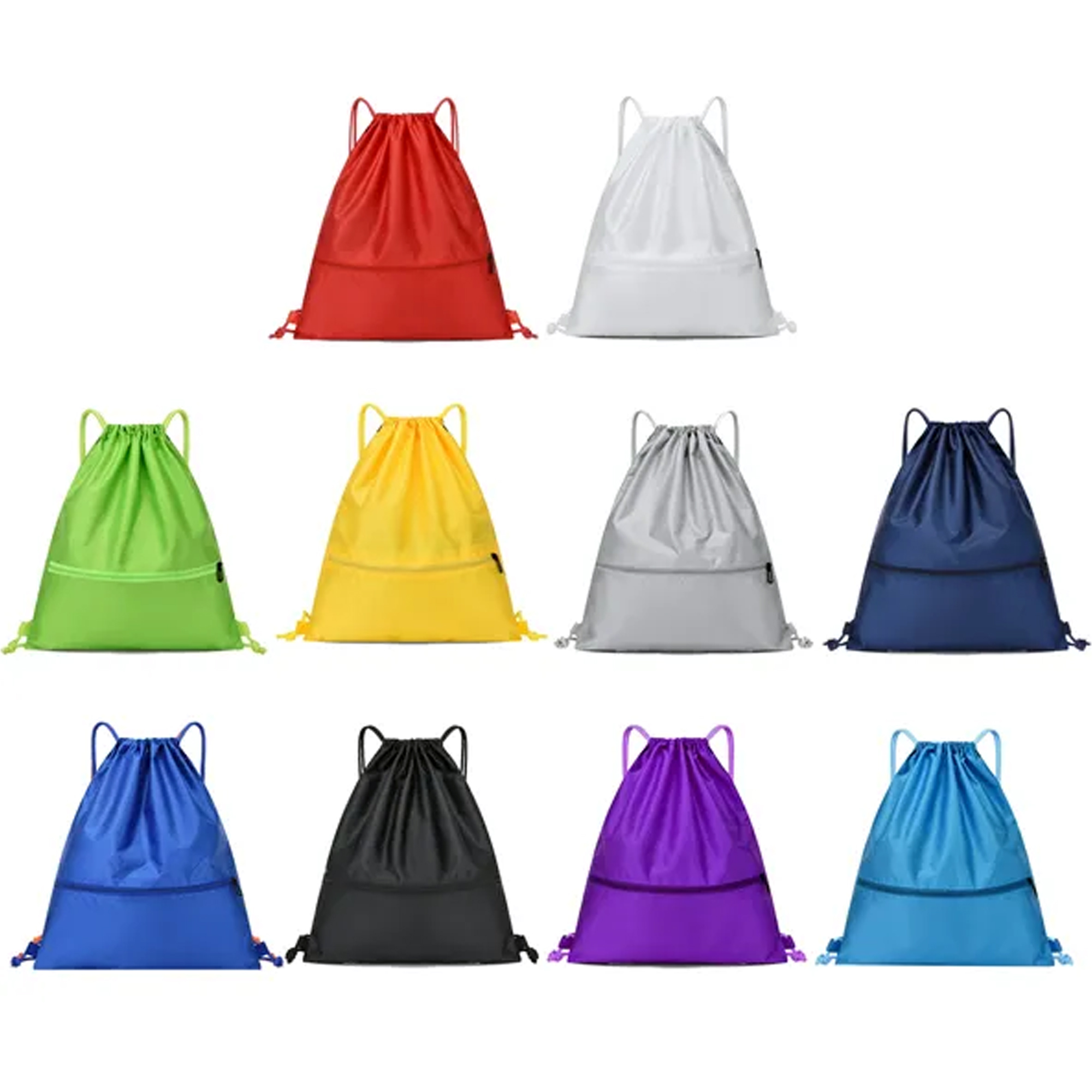 12-Color Basketball Oxford Drawstring Bag 10