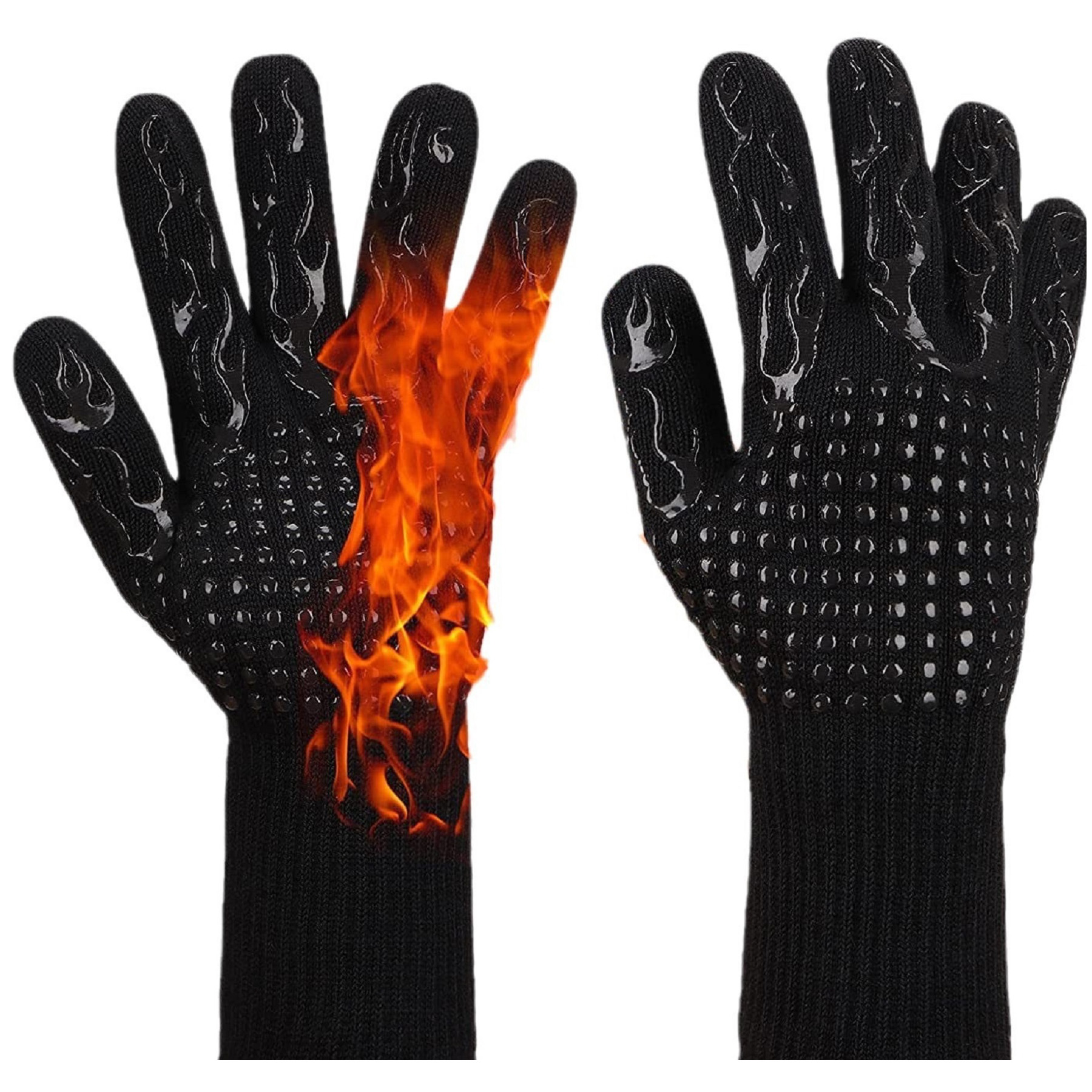 1472 ? High Temp Resistance Fireproof Glove for Grilling Barbecue 3