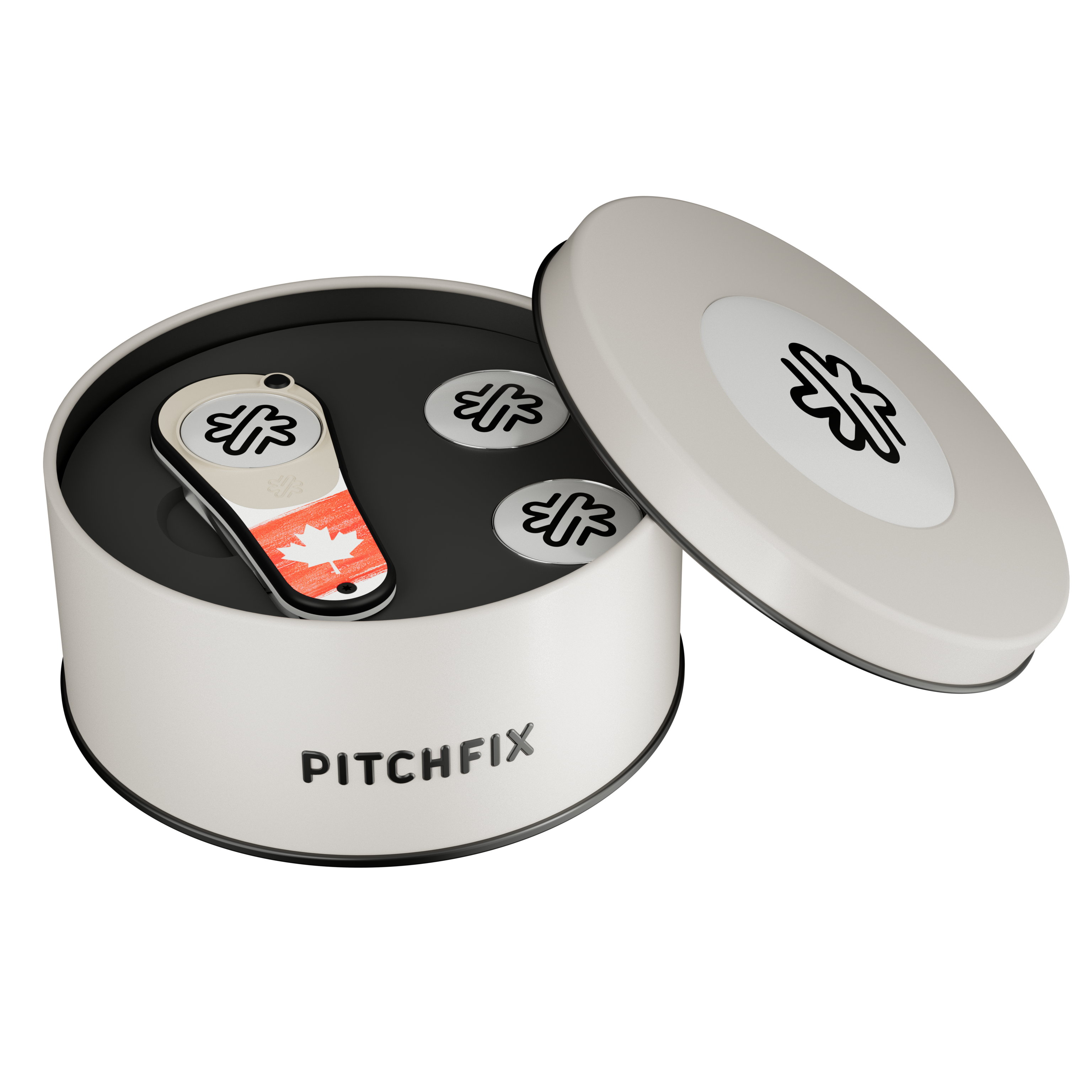 Pitchfix Ultima Golf Divot Tool in Round Tin 13