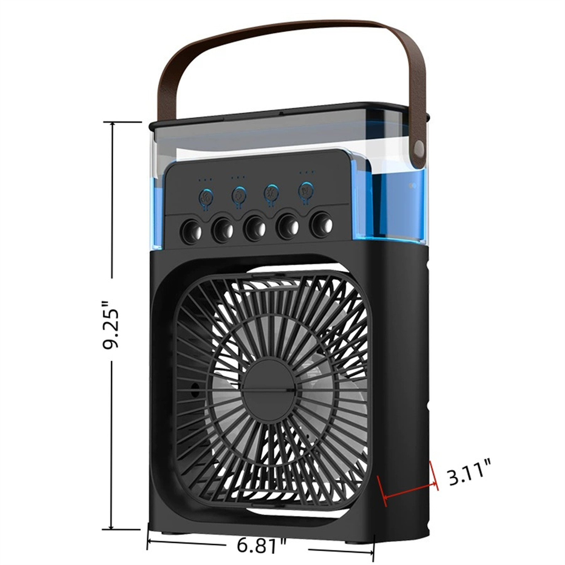 Portable Misting Fan with 5 Nozzles 13