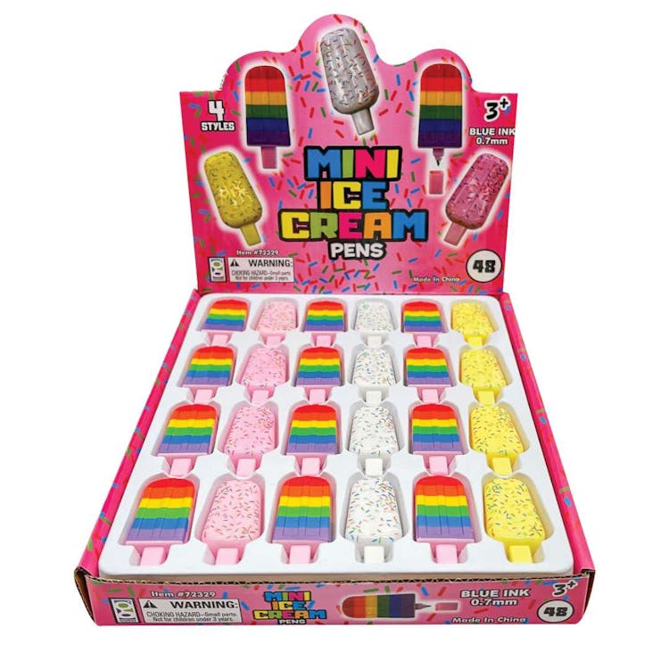 Mini Ice Cream Pens Assorted 48 Pack 3