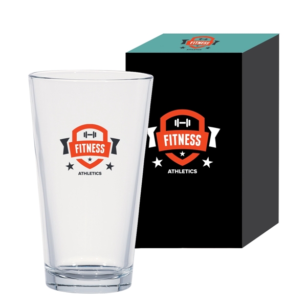 16 Oz. Classic Pint Glass With Custom Box