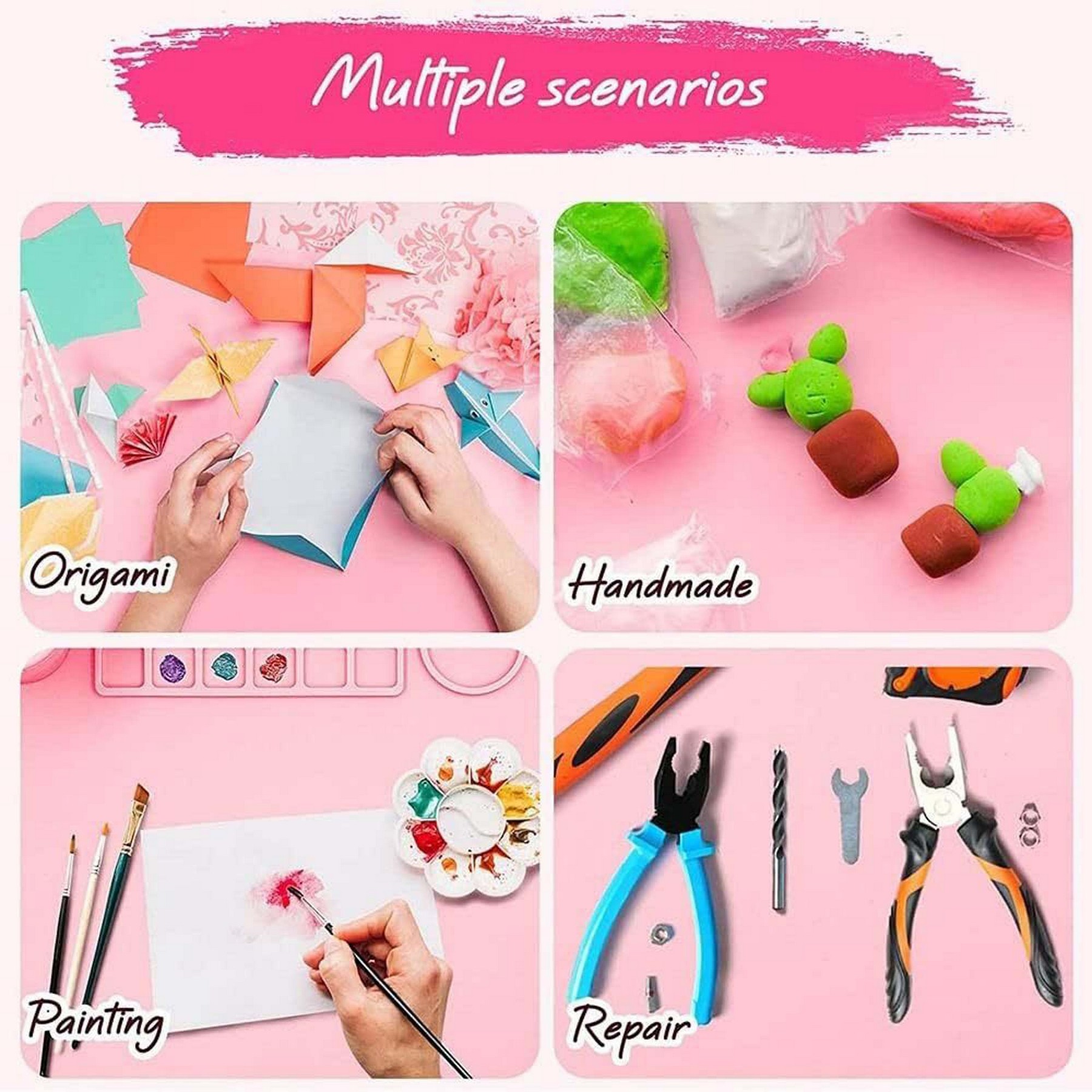 Silicone Art Painting Graffiti Oil Painting Pad Palette 9