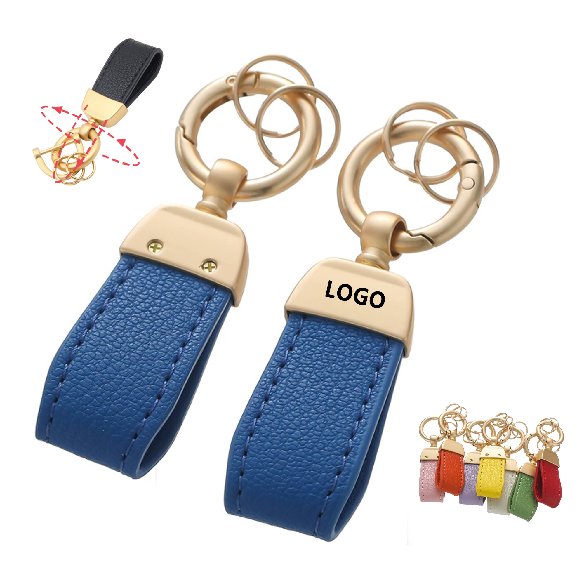 Car Leather Keychain