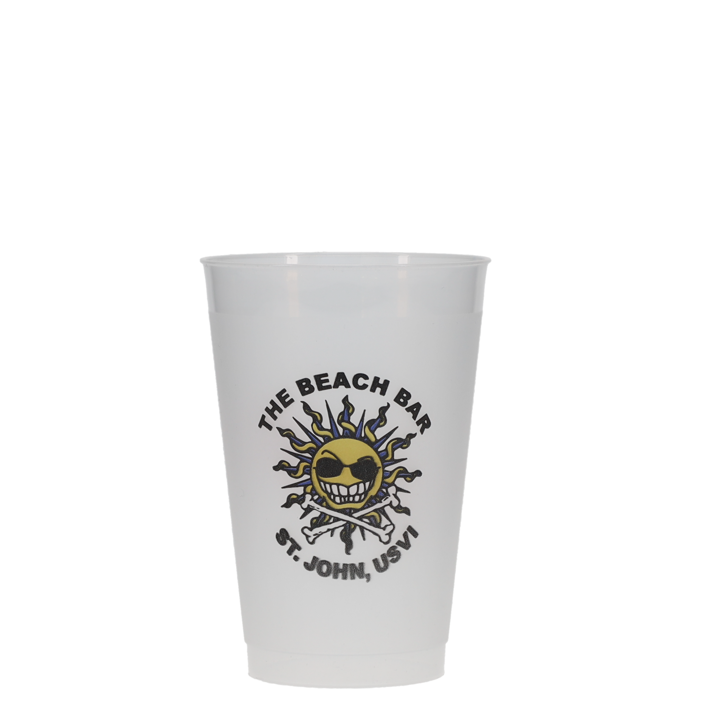 14 oz Frost-Flex Plastic Cup Frosted Hi-Speed Print 6
