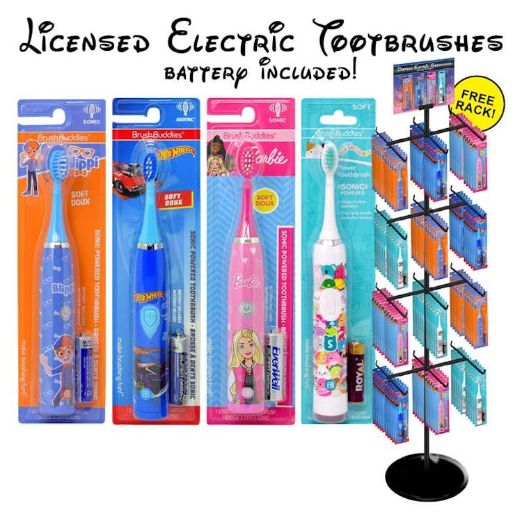 Assorted Licensed Battery-Operated Toothbrushes with Display - 96 Piece 3