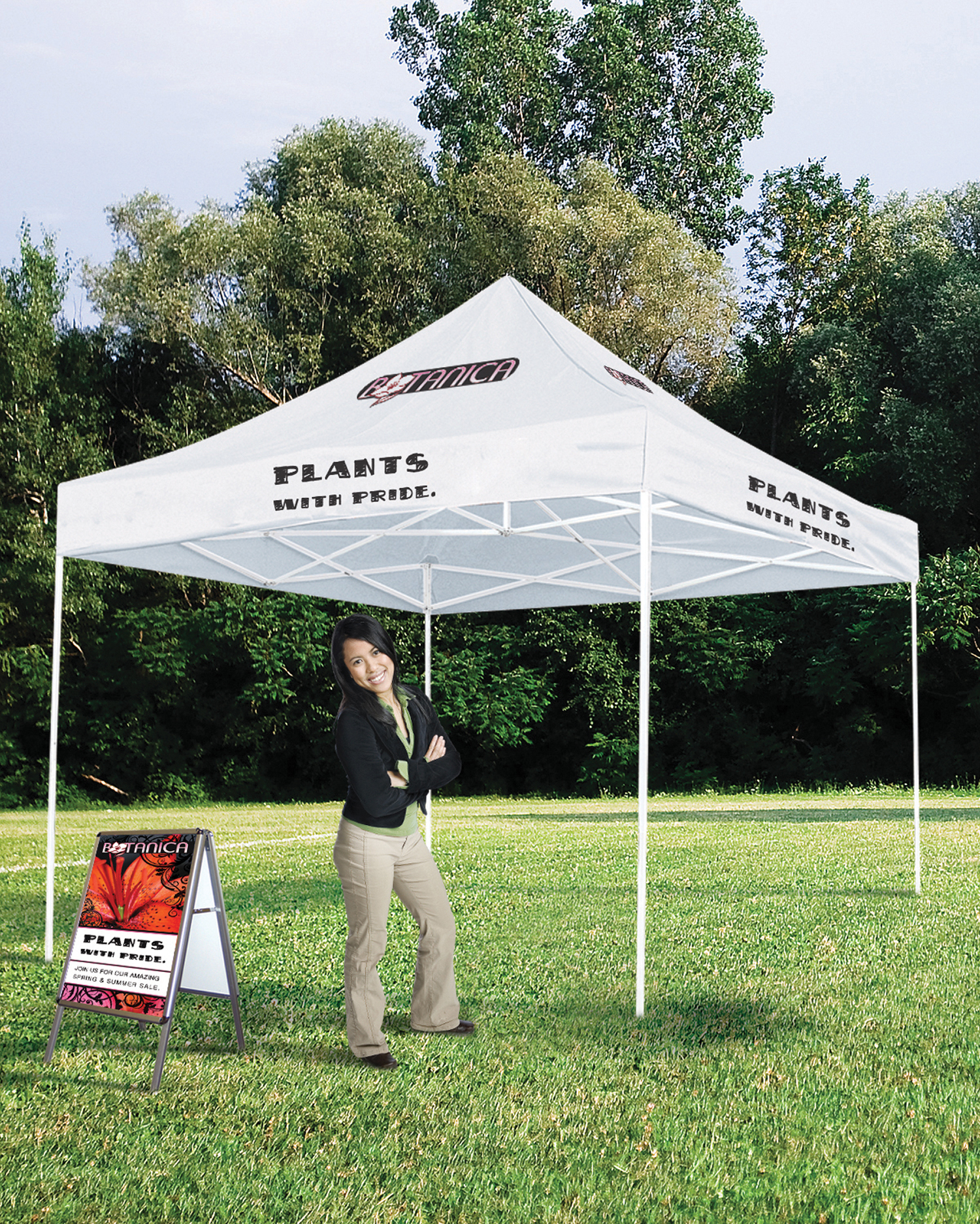 10' Standard Tent Kit (Full-Color Imprint, 4 Locations) 21