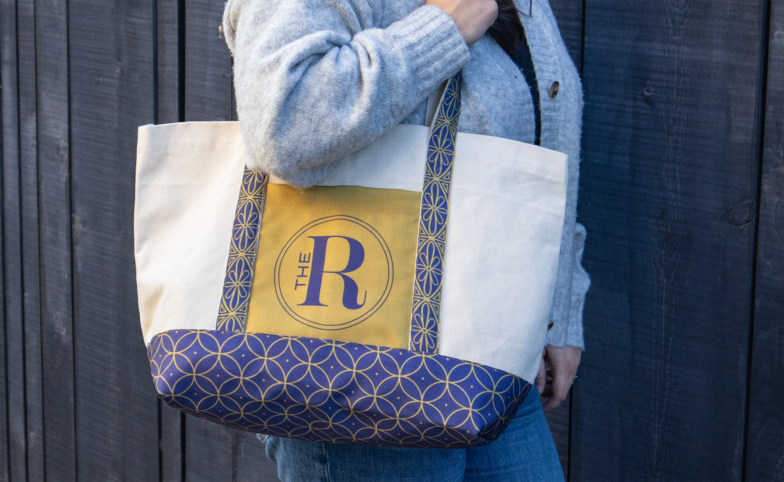 Heavyweight Canvas Small Tote, custom tote bag with logo imprint 7