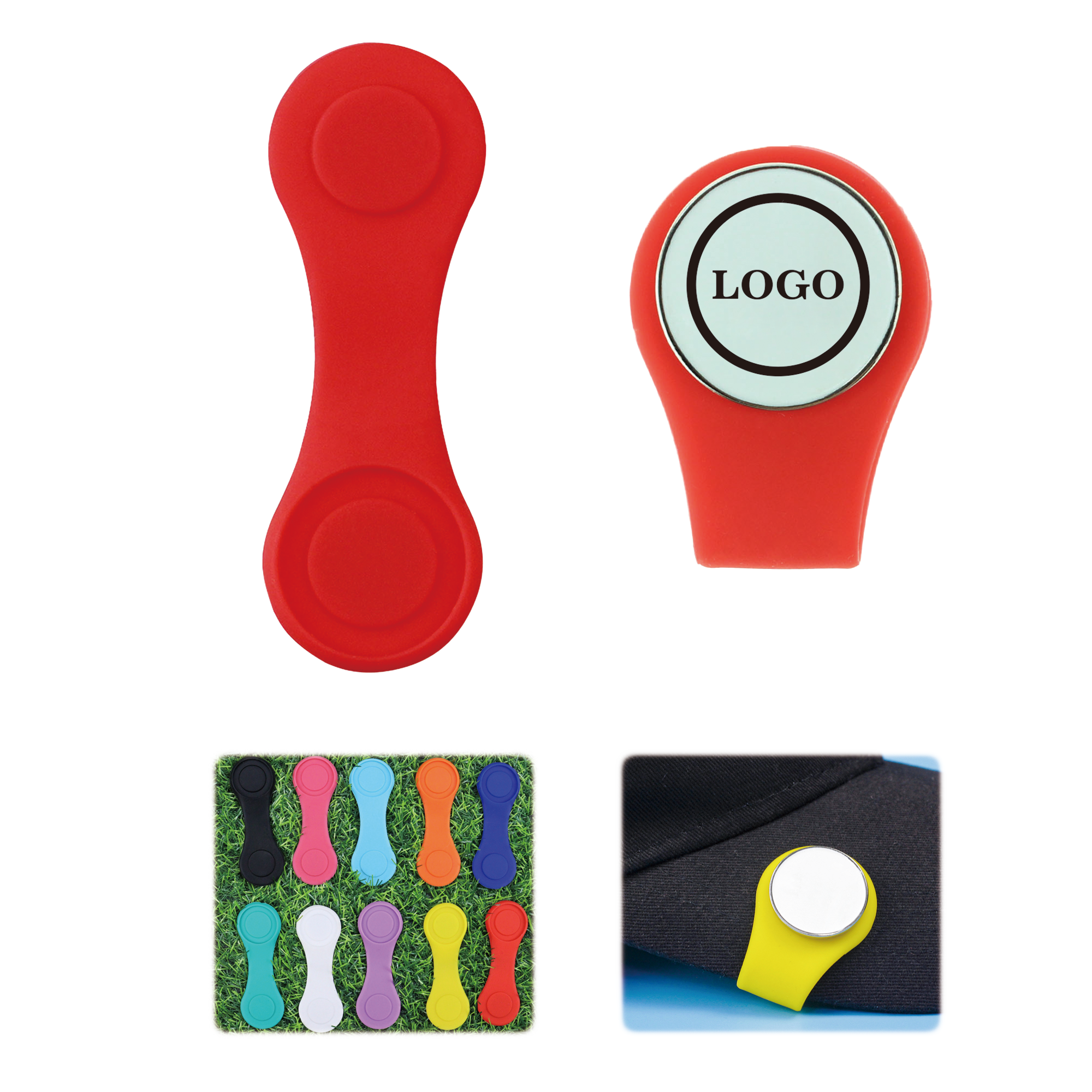 Silicone Magnetic Golf Cap Clip 3