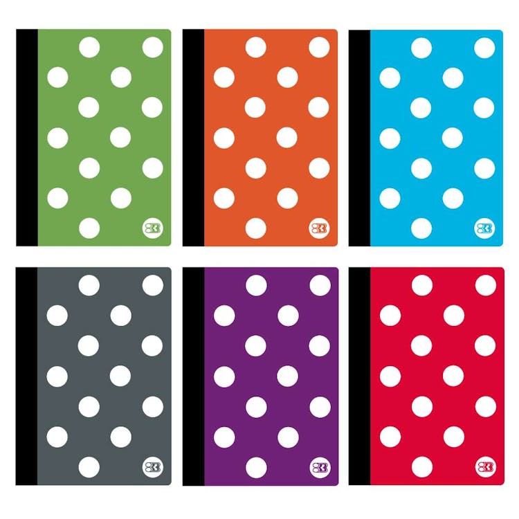 Composition Book - 80 Sheets College Ruled Assorted Colors 3